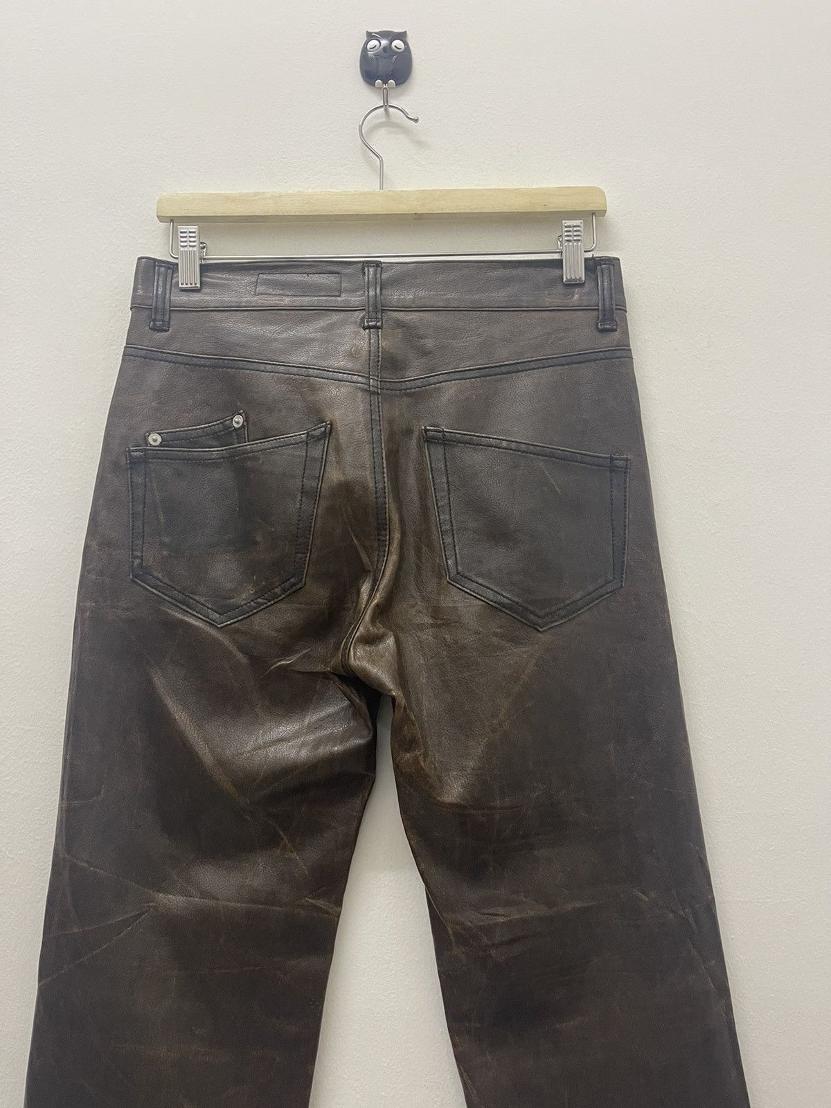 Le Grande Bleu (L.G.B.) Rare Vintage MITSUMINE Leather Style ifsixwasnine Hysteric Size US 30 / EU 46 - 2 Thumbnail