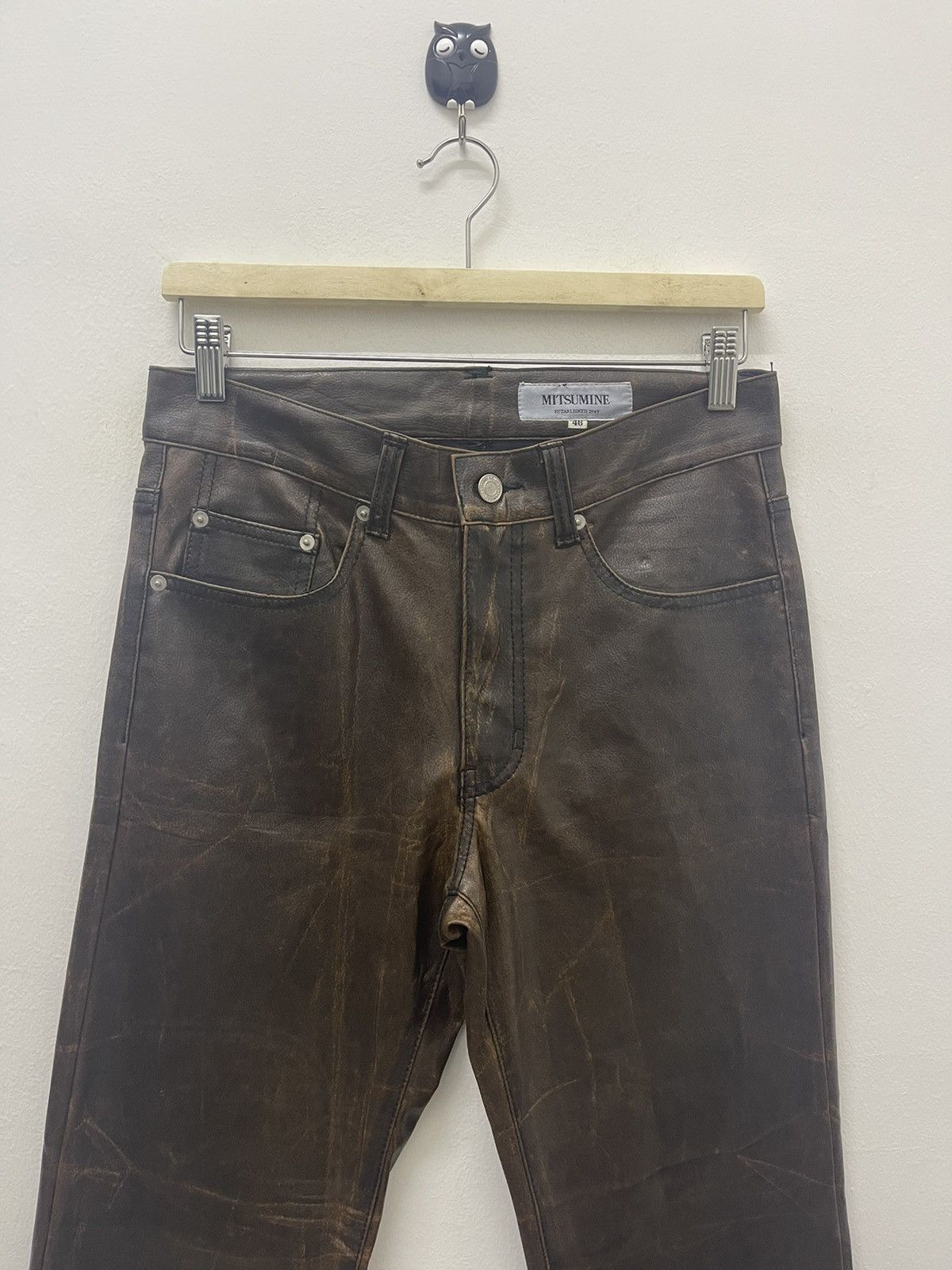 Le Grande Bleu (L.G.B.) Rare Vintage MITSUMINE Leather Style ifsixwasnine Hysteric Size US 30 / EU 46 - 6 Thumbnail