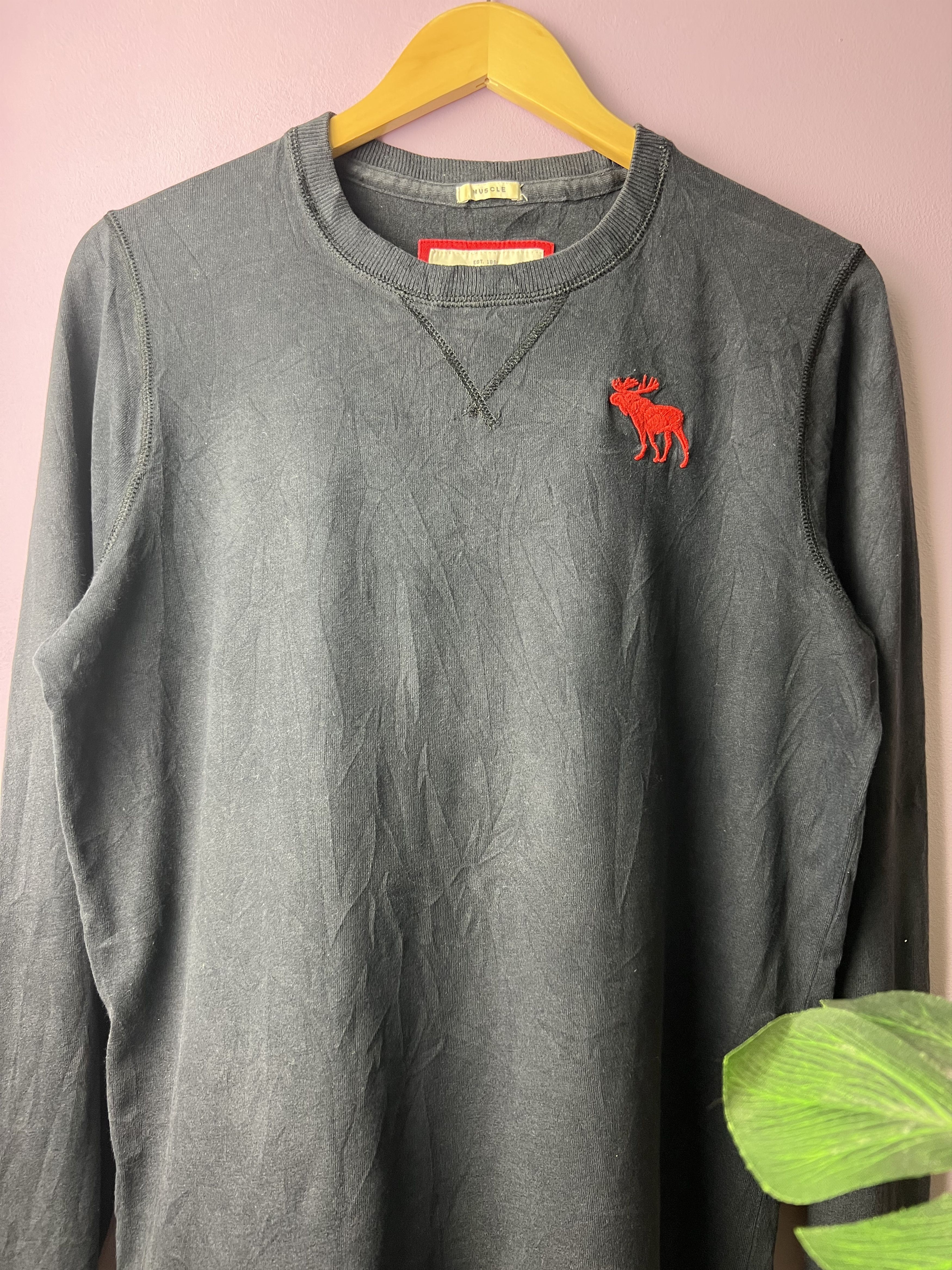Abercrombie & Fitch 🔥Vintage Abercrombie & Fitch LS Logo Tees Size US M / EU 48-50 / 2 - 7 Thumbnail