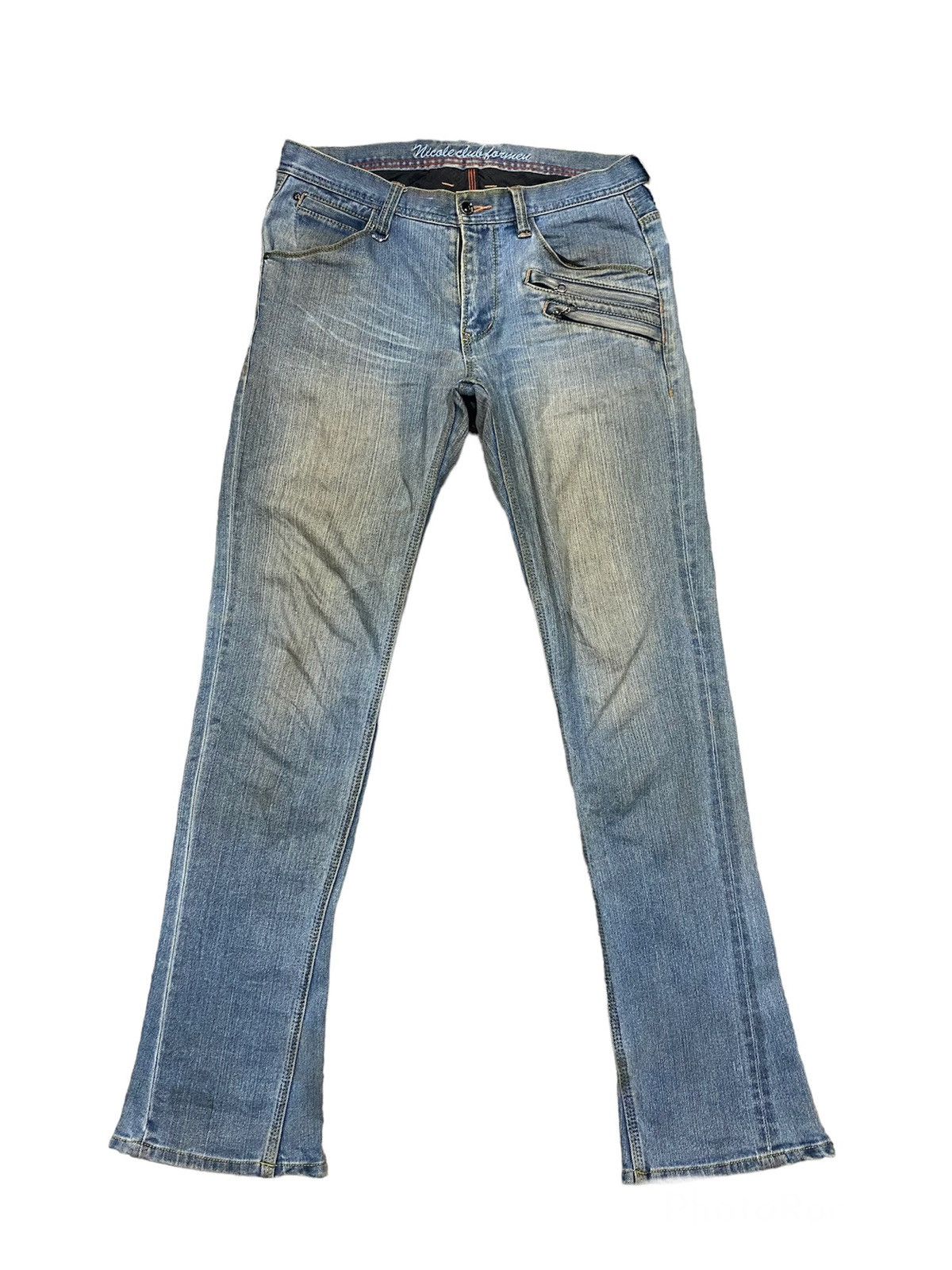 Nicole Club FLARE JAPAN BRAND NICOLE CLUB FOR MEN JEANS Size US 34 / EU 50 - 1 Thumbnail