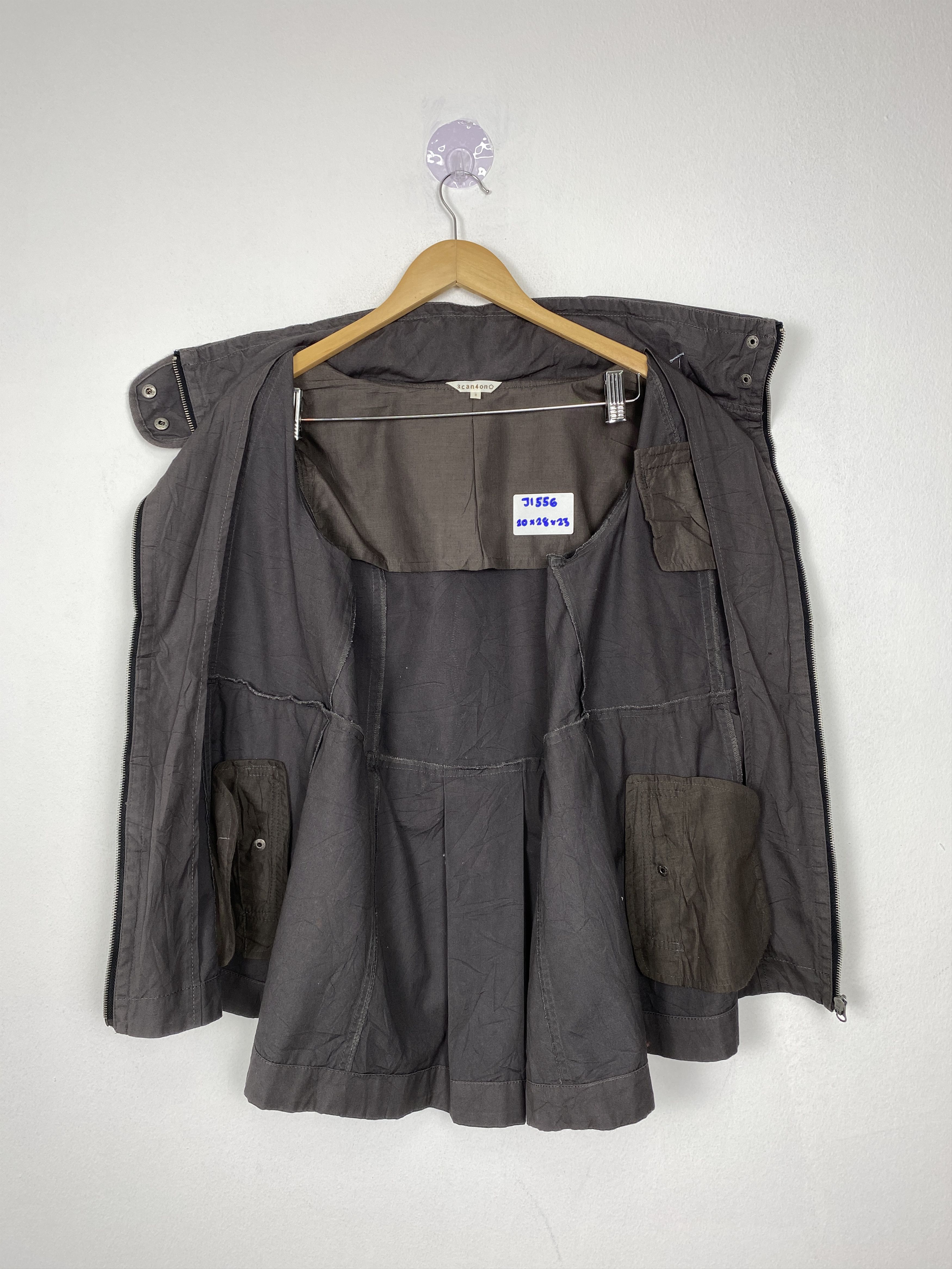 Japanese Brand Vintage Japanese Brand Zip Up Jacket J1556 Size S / US 4 / IT 40 - 8 Thumbnail