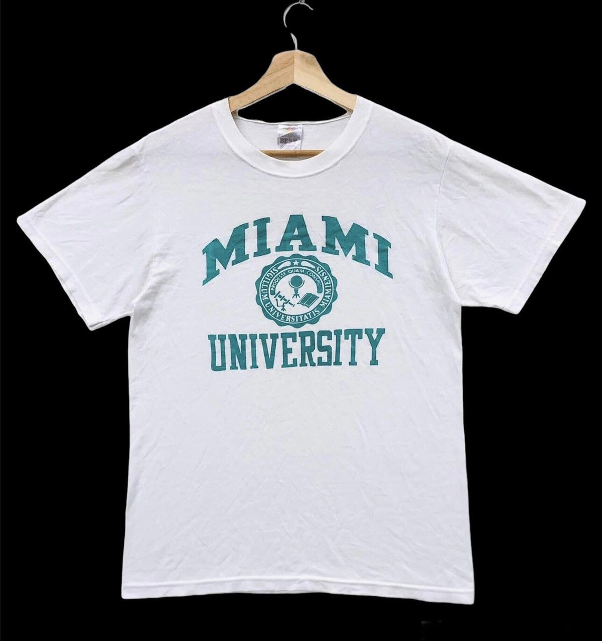 image of Rare Miami University in White, Men's (Size Small)