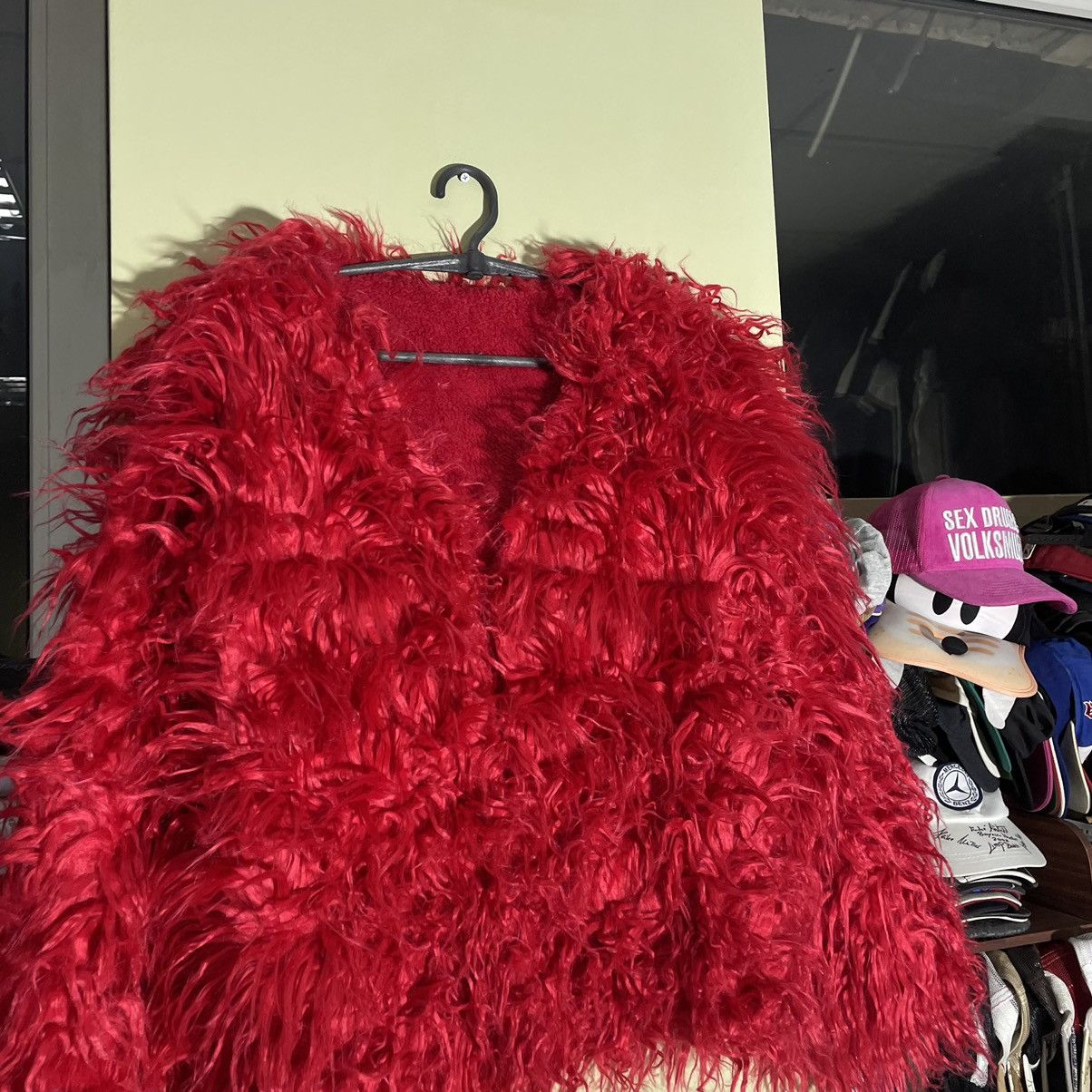 Vintage Vintage Y2K Fuzzy Teddy Jacket Rave Fairy Grunge Washed OS Size ONE SIZE - 2 Thumbnail