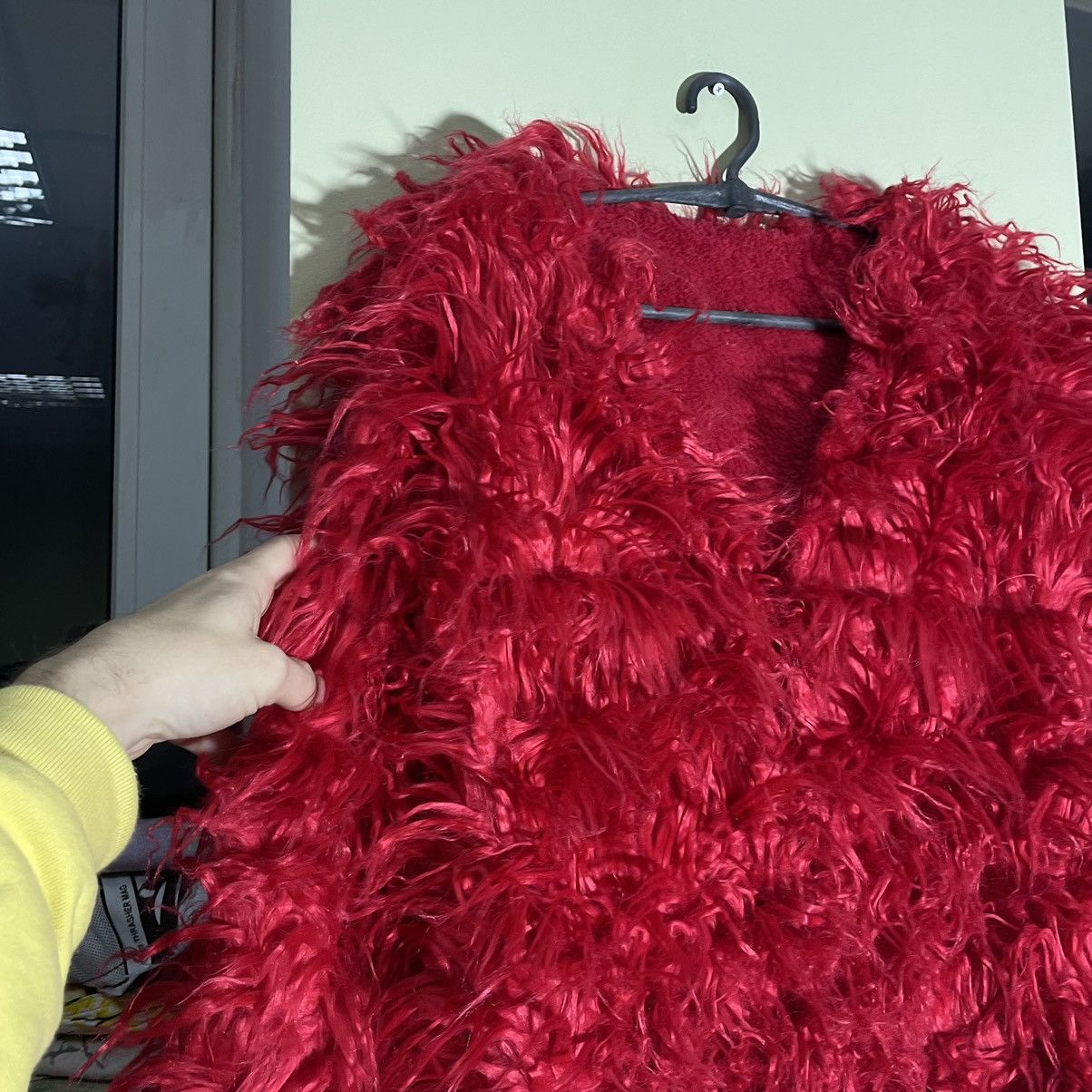 Vintage Vintage Y2K Fuzzy Teddy Jacket Rave Fairy Grunge Washed OS Size ONE SIZE - 6 Thumbnail