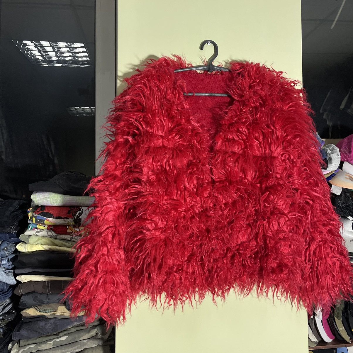 Vintage Vintage Y2K Fuzzy Teddy Jacket Rave Fairy Grunge Washed OS Size ONE SIZE - 3 Thumbnail