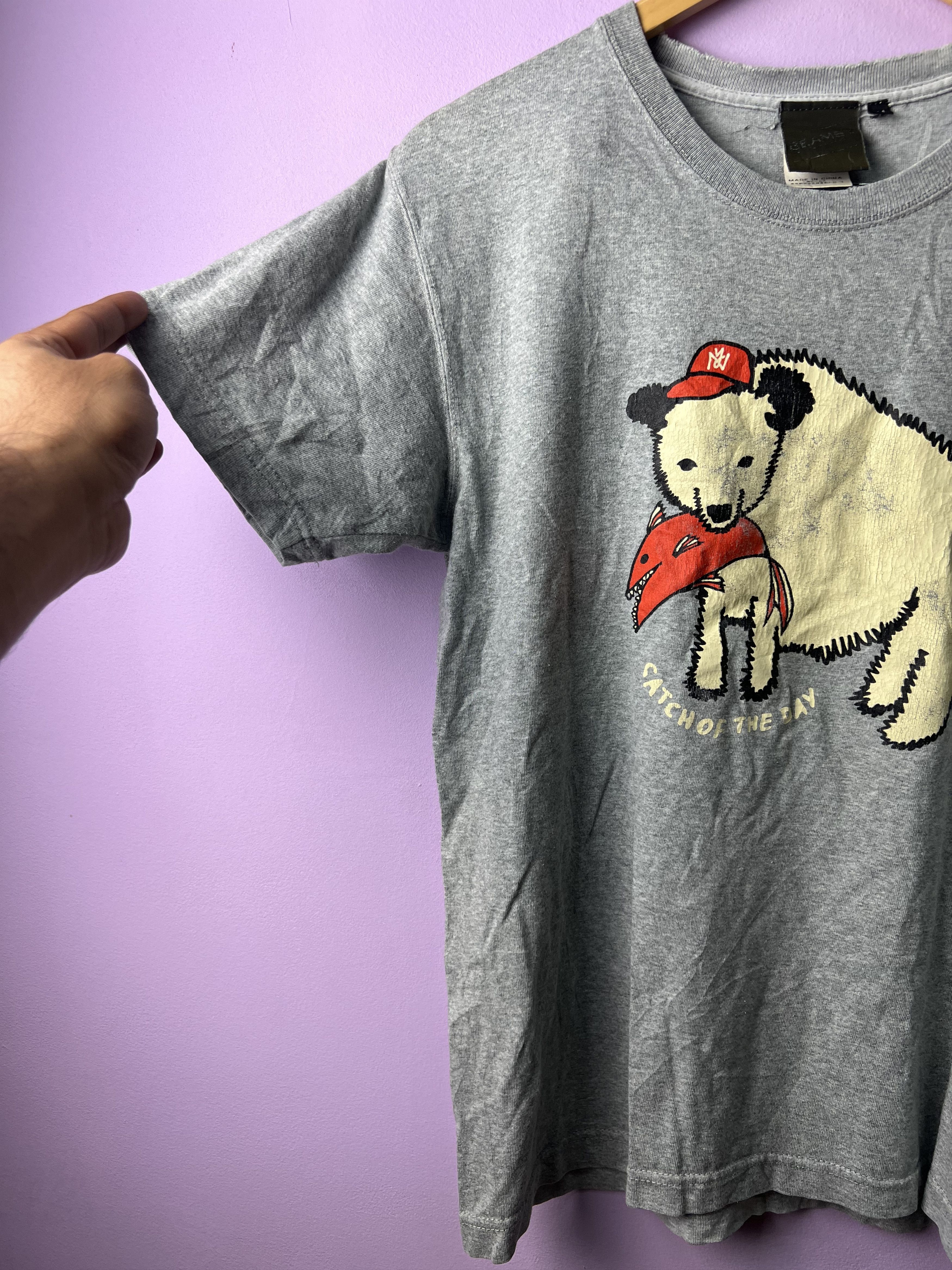 Beams Plus 🔥Vintage Beams Catch of The Day Tees Size US M / EU 48-50 / 2 - 6 Thumbnail