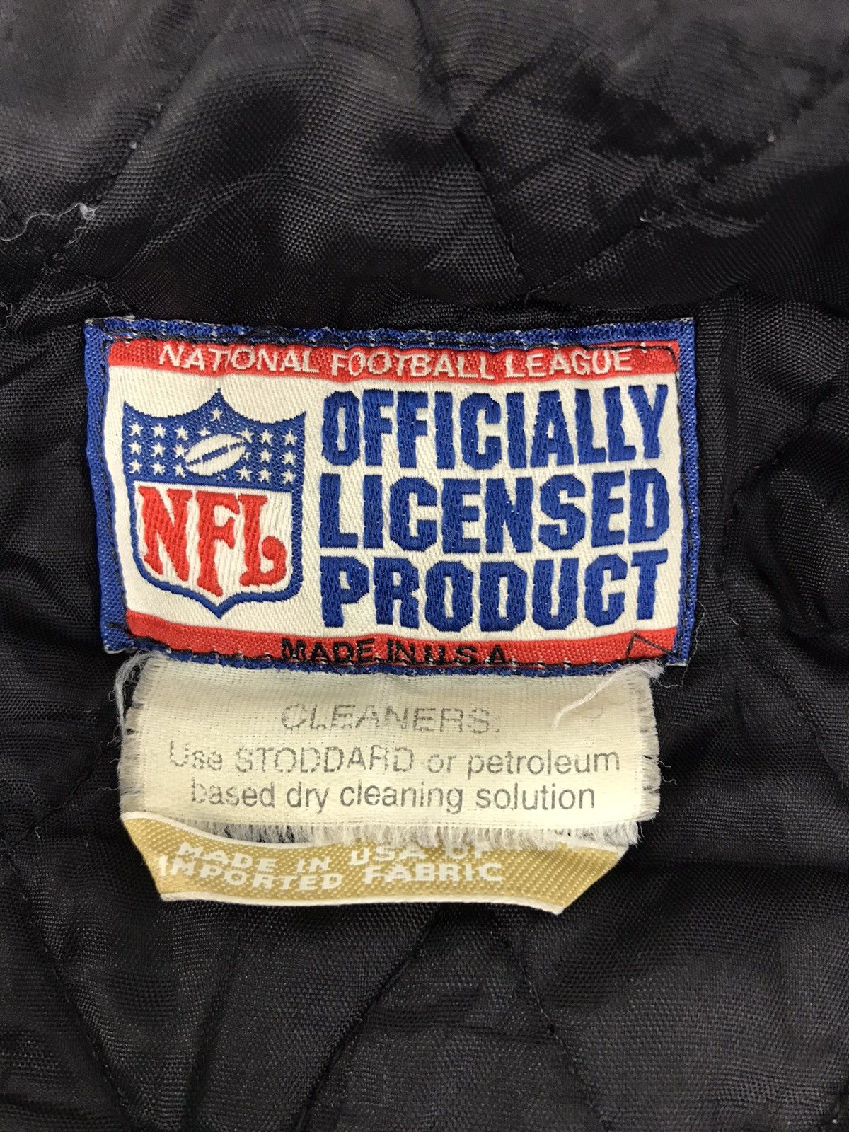 NFL Vintage NFL New York USA Wool Leather Sleeve Jacket Size US XXL / EU 58 / 5 - 3 Thumbnail