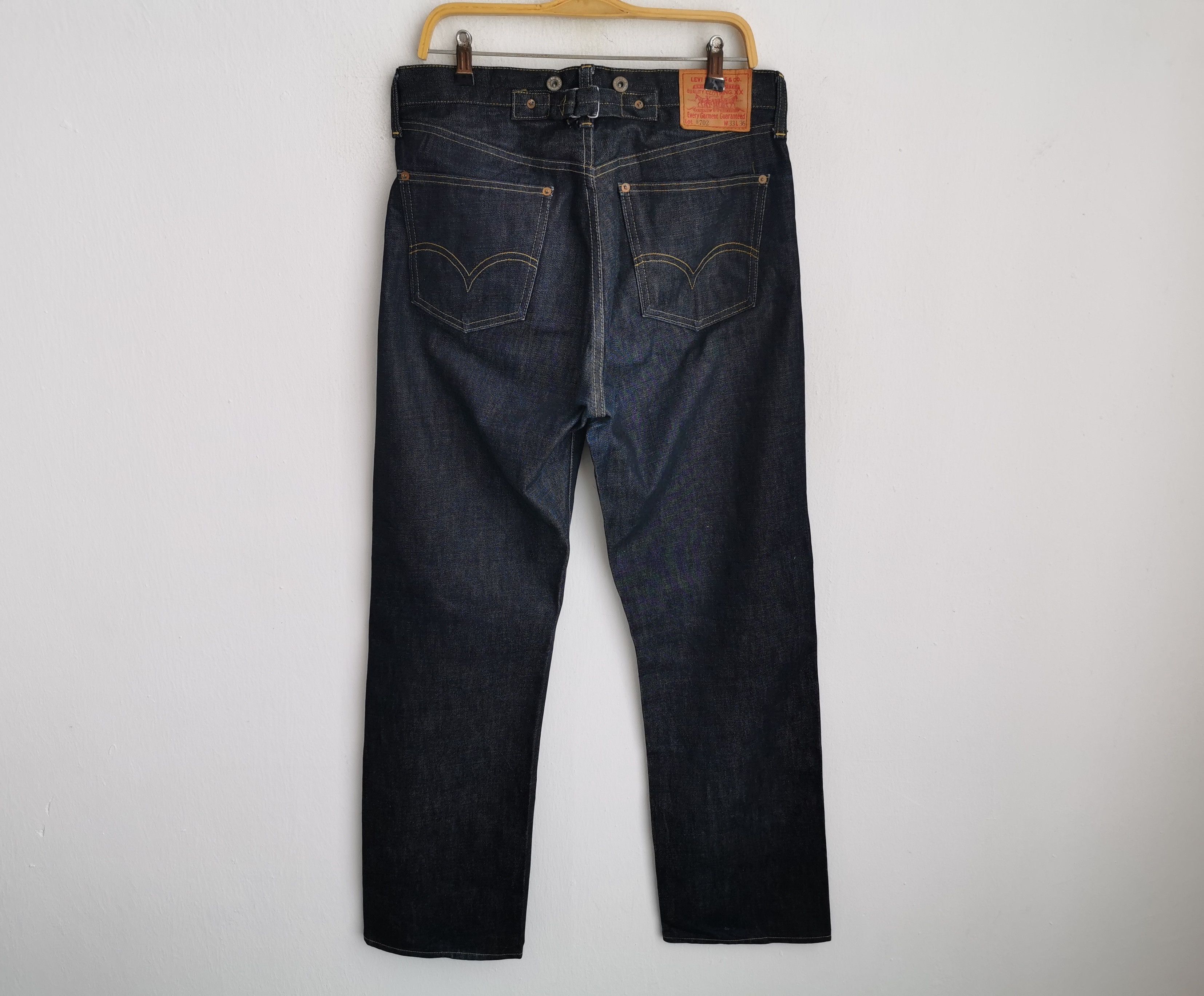 Levis Lot 702 Selvedge Denim Made In Japan Size 34/33x36