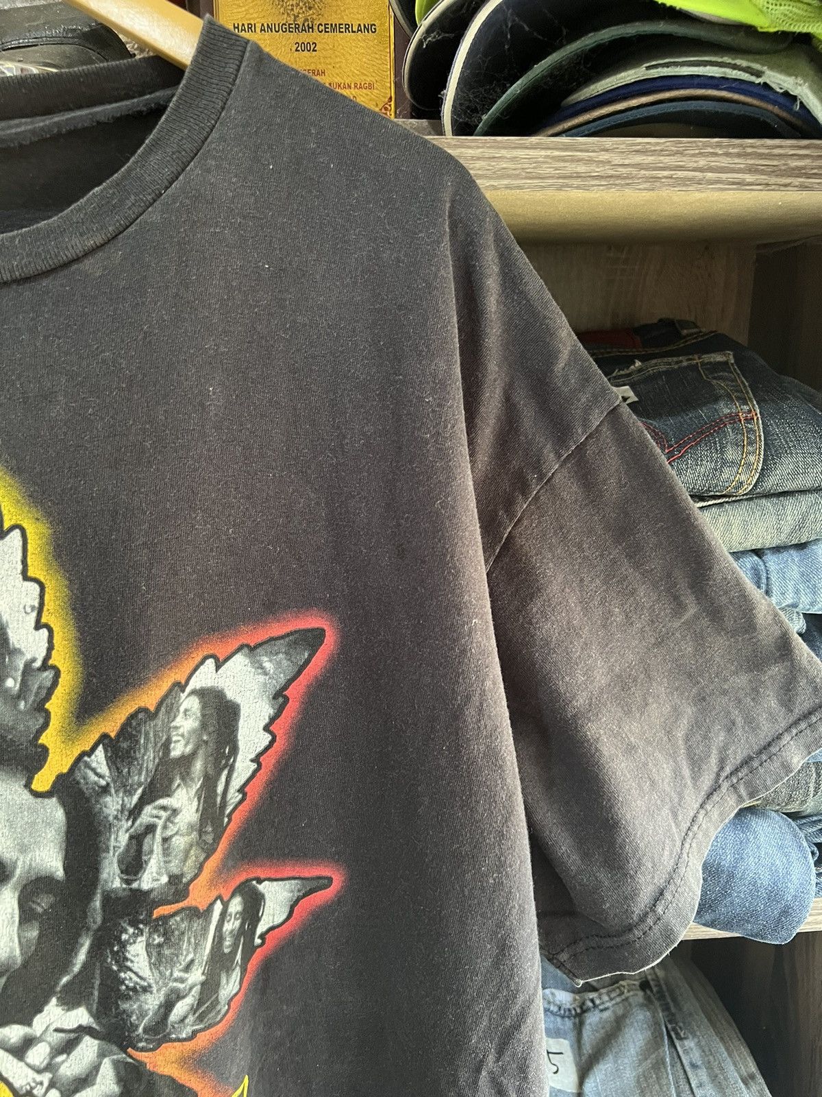 Bob Marley 🔥Vintage 2007 Bob Marley Marijuana Tees Size US XL / EU 56 / 4 - 4 Thumbnail