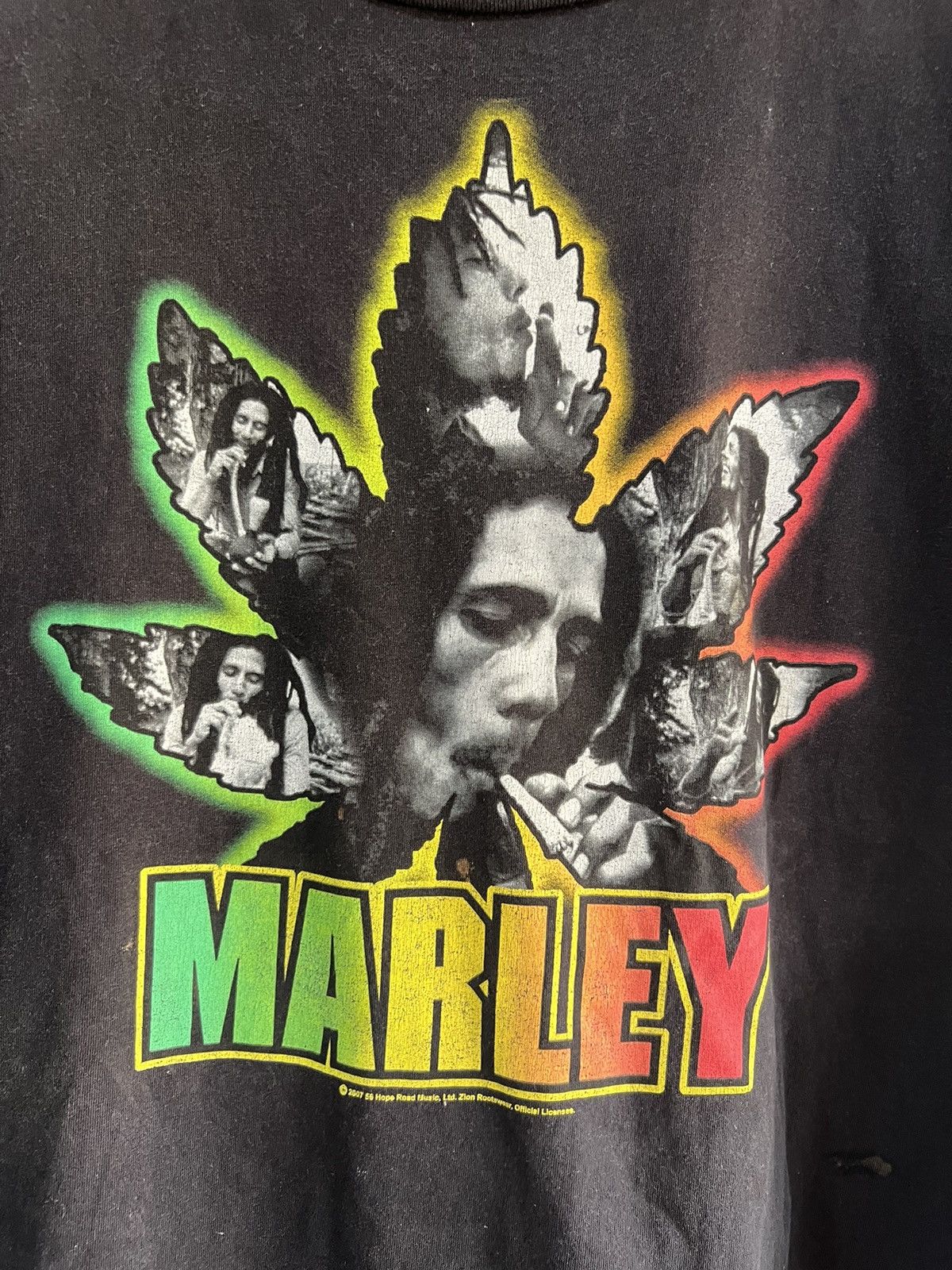 Bob Marley 🔥Vintage 2007 Bob Marley Marijuana Tees Size US XL / EU 56 / 4 - 6 Thumbnail