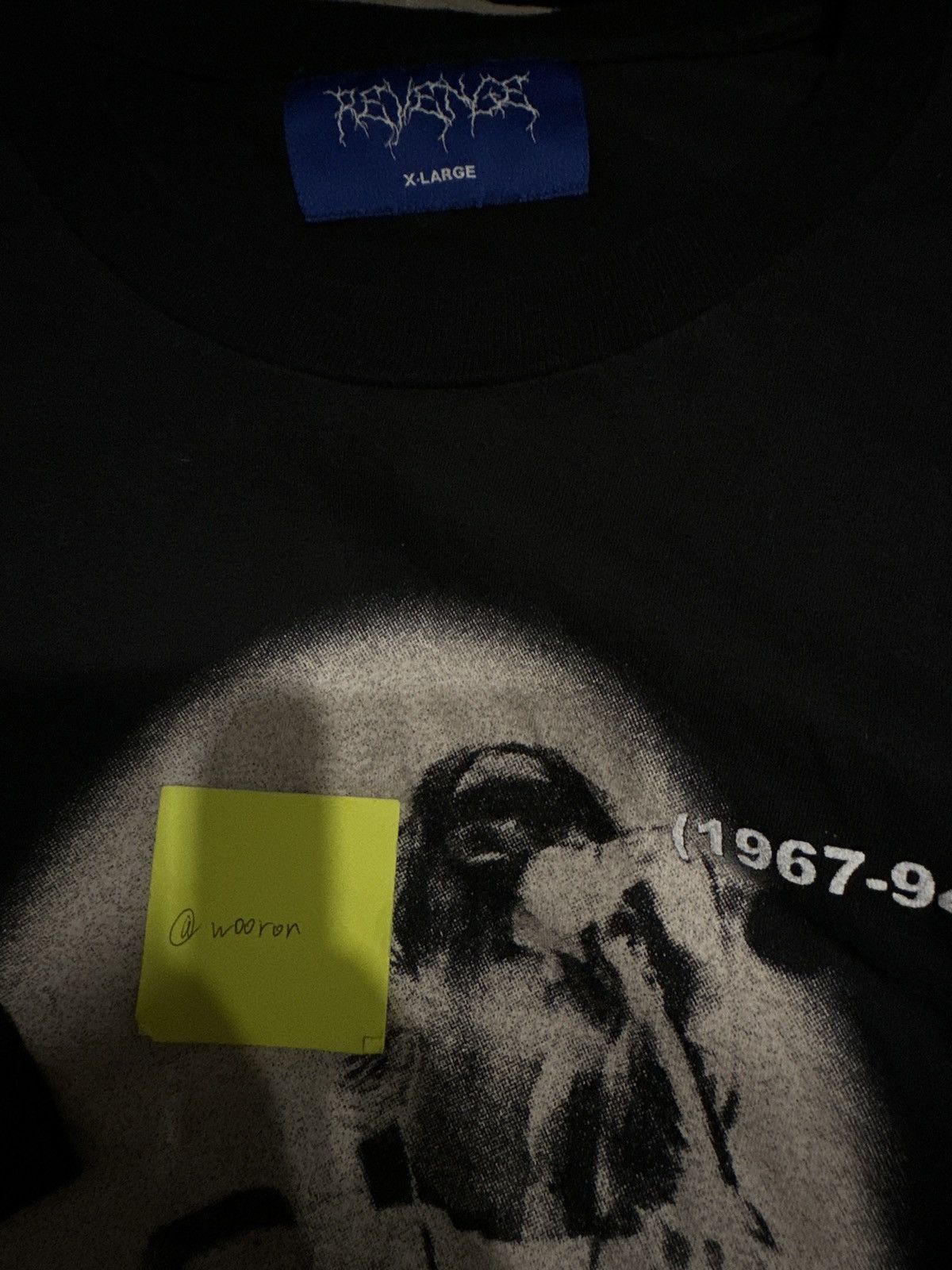 Revenge japan exclusive Shadow Movement x Revenge Kurt Cobain Tee XL Size US XL / EU 56 / 4 - 6 Thumbnail