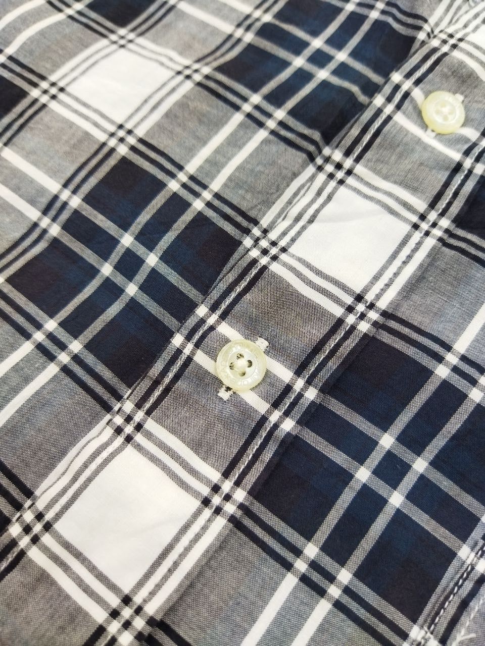 Bape One Point Plaid Check Button Up Shirt Size US L / EU 52-54 / 3 - 5 Thumbnail