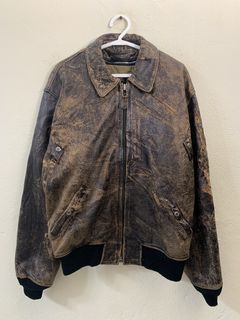 Avirex Leather Jacket | Grailed