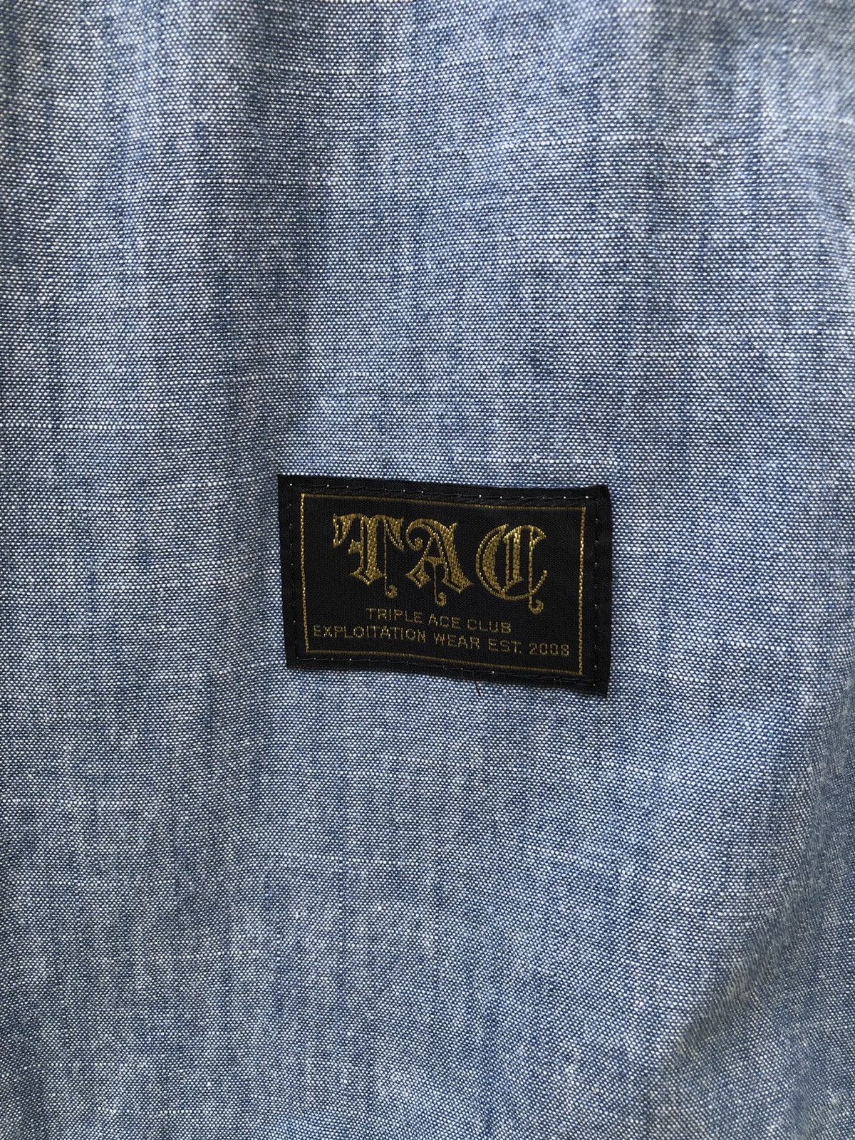Devilock Triple Ace Club X Shade Chambray Work Shirt Size US L / EU 52-54 / 3 - 7 Thumbnail