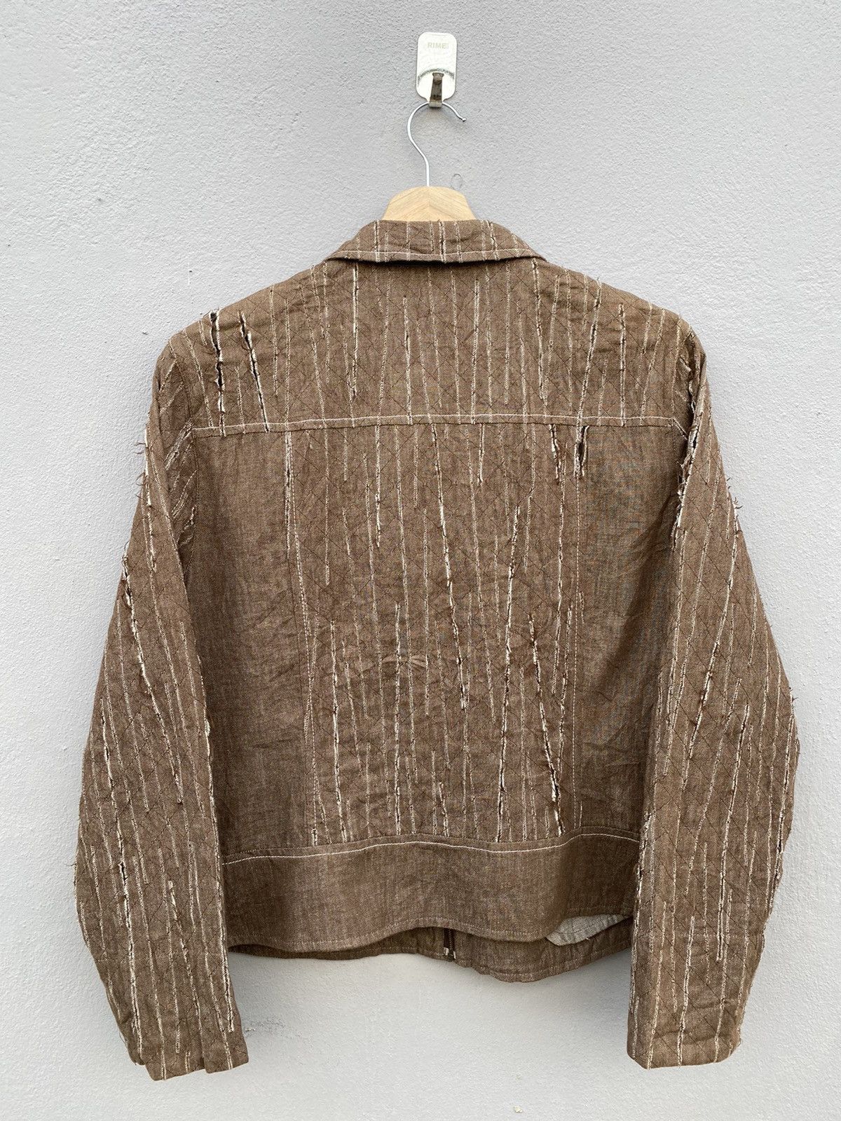 Japanese Brand × Seditionaries rare! “iei liberi acri” sliced jacket distress style Size US M / EU 48-50 / 2 - 10 Thumbnail