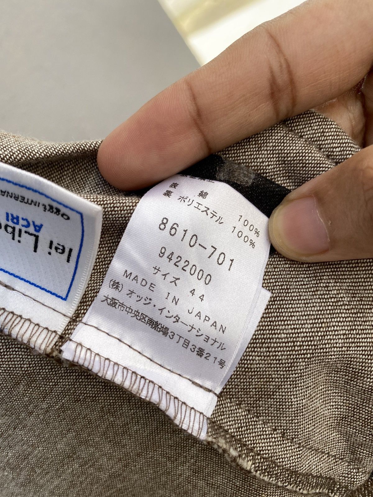 Japanese Brand × Seditionaries rare! “iei liberi acri” sliced jacket distress style Size US M / EU 48-50 / 2 - 18 Thumbnail