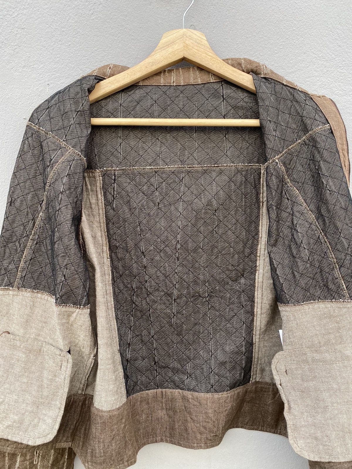 Japanese Brand × Seditionaries rare! “iei liberi acri” sliced jacket distress style Size US M / EU 48-50 / 2 - 15 Thumbnail