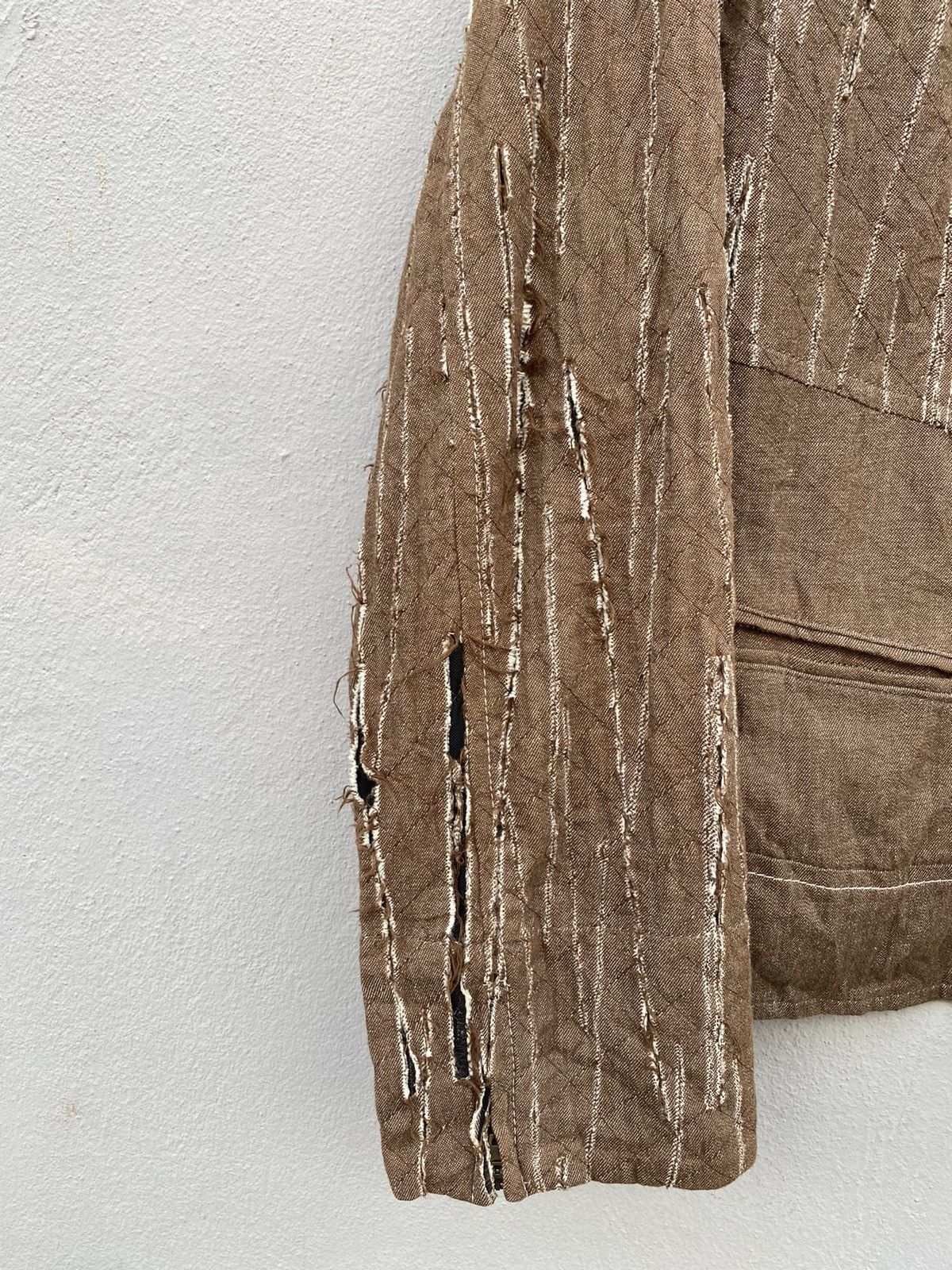 Japanese Brand × Seditionaries rare! “iei liberi acri” sliced jacket distress style Size US M / EU 48-50 / 2 - 8 Thumbnail