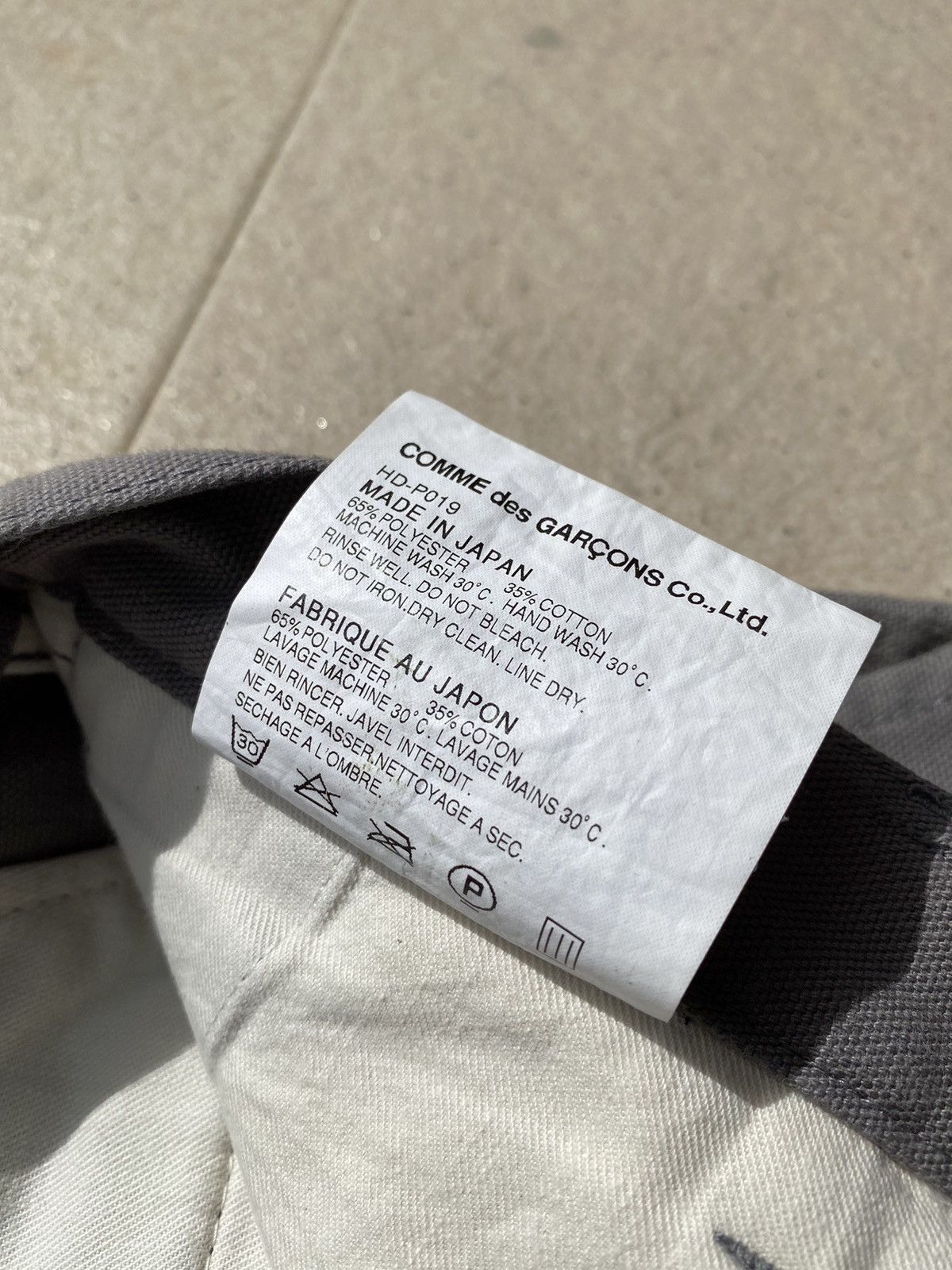 Comme des Garcons AD2007 cdg comme des garcons gray trouser pant Size US 35 - 8 Thumbnail