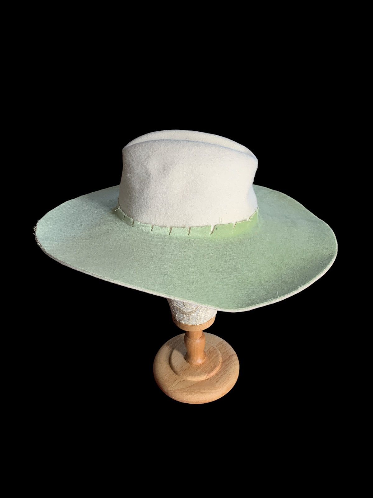 Other FRANCESCO BALLESTRAZZI WIDE BRIM WOOL FEDORA HAT Size ONE SIZE - 3 Thumbnail