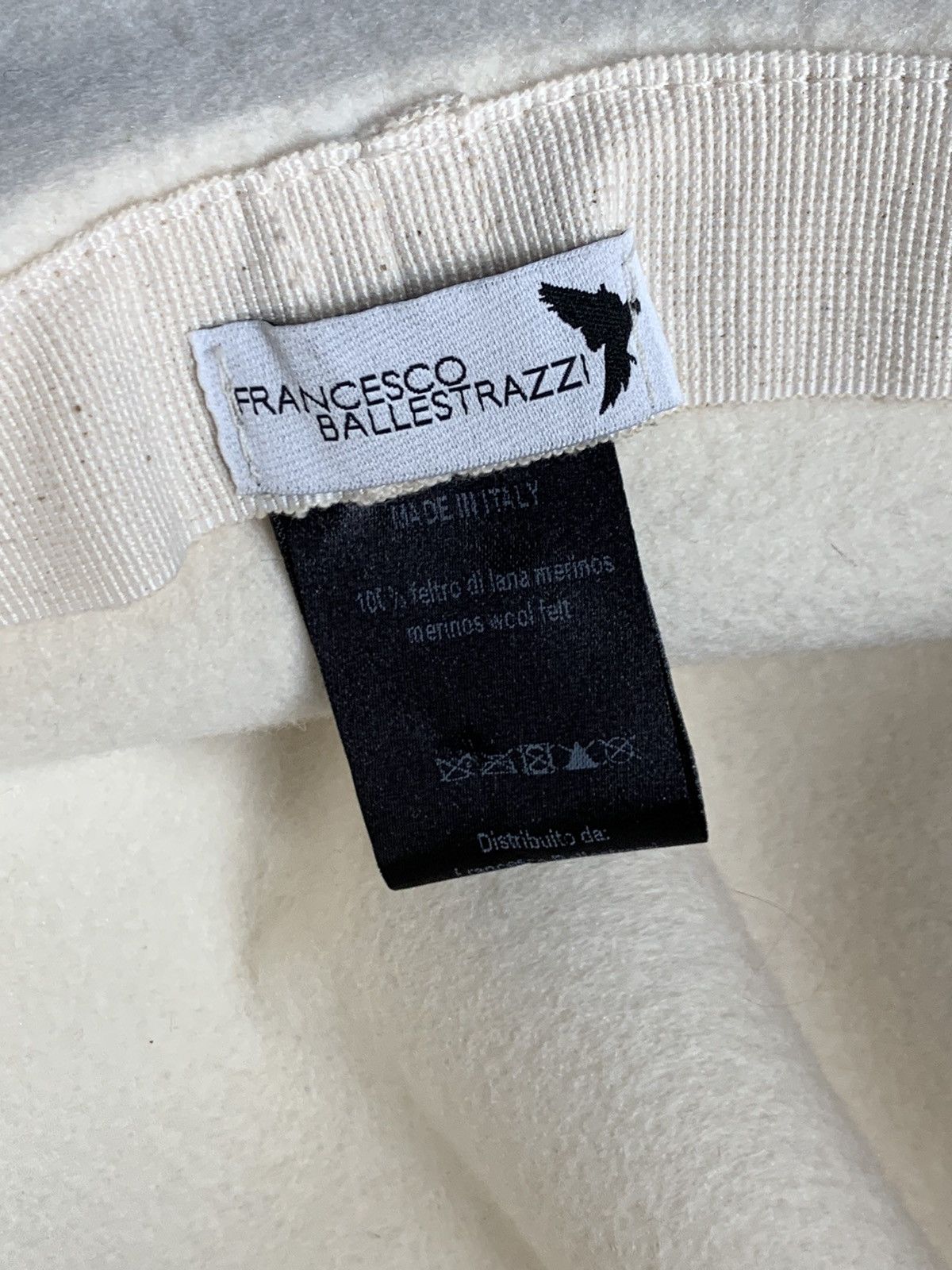 Other FRANCESCO BALLESTRAZZI WIDE BRIM WOOL FEDORA HAT Size ONE SIZE - 5 Thumbnail