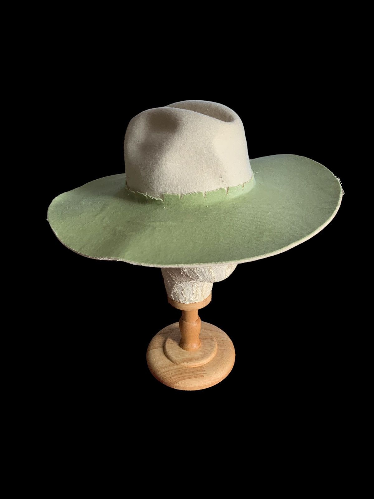 Other FRANCESCO BALLESTRAZZI WIDE BRIM WOOL FEDORA HAT Size ONE SIZE - 2 Thumbnail