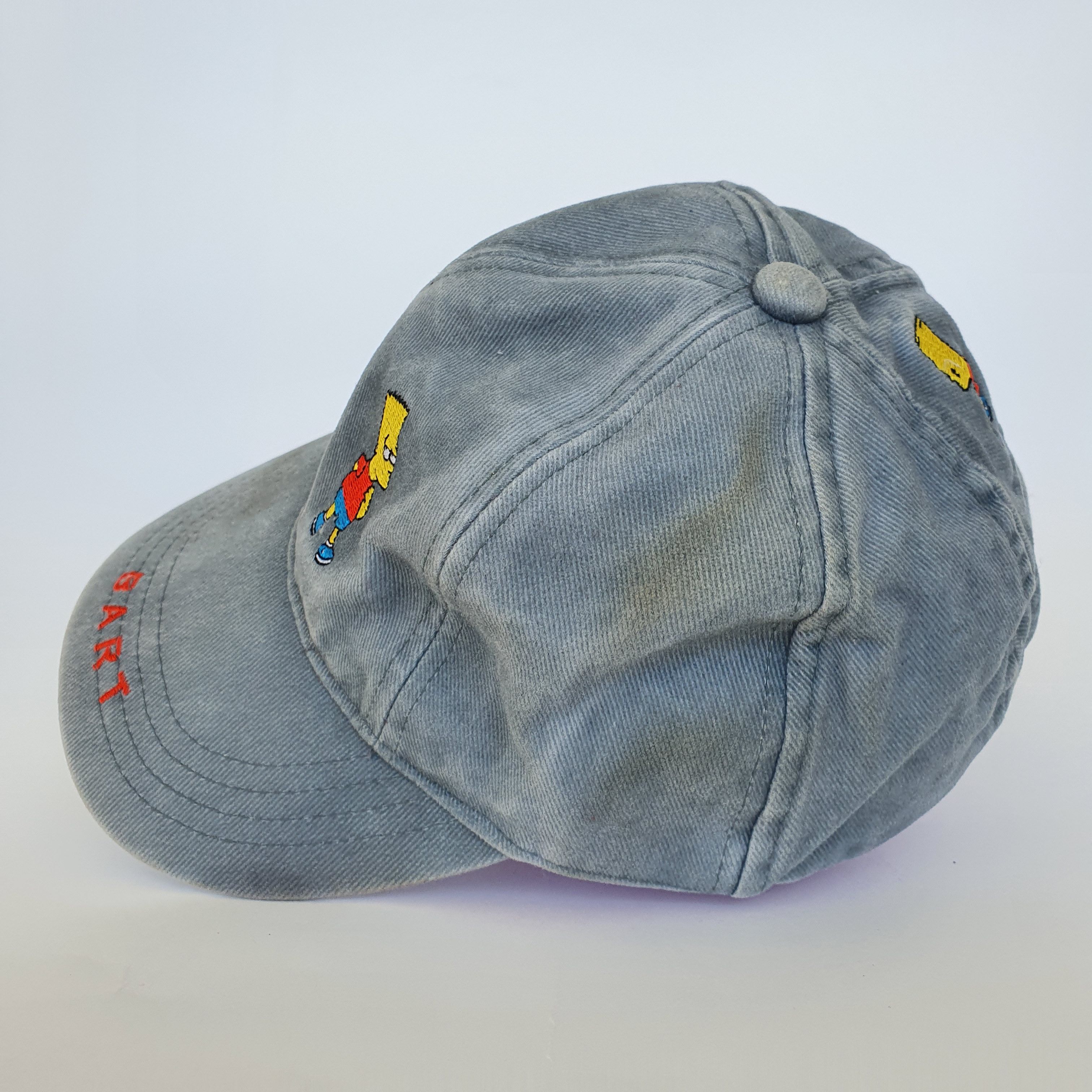 The Simpsons × Vintage 1998 Vintage BART The Simpsons Embroidery Cap Hat Size ONE SIZE - 8 Thumbnail