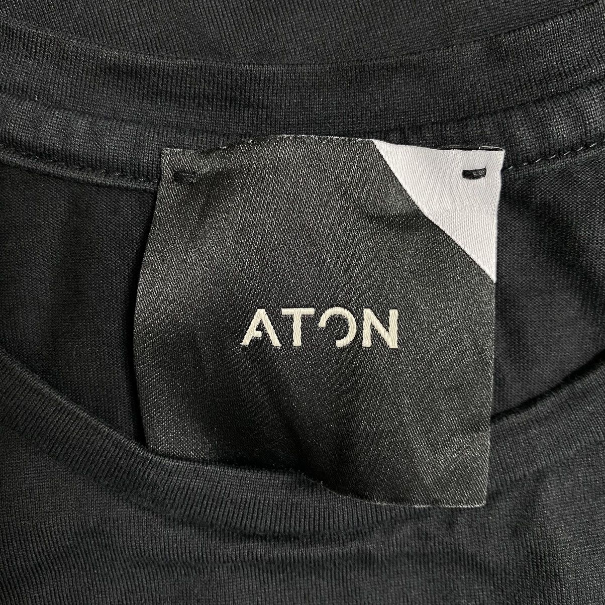 ATON Vintage AT ON Japanese Brand Plain Black Short Sleeve Shirt Size US XS / EU 42 / 0 - 4 Thumbnail