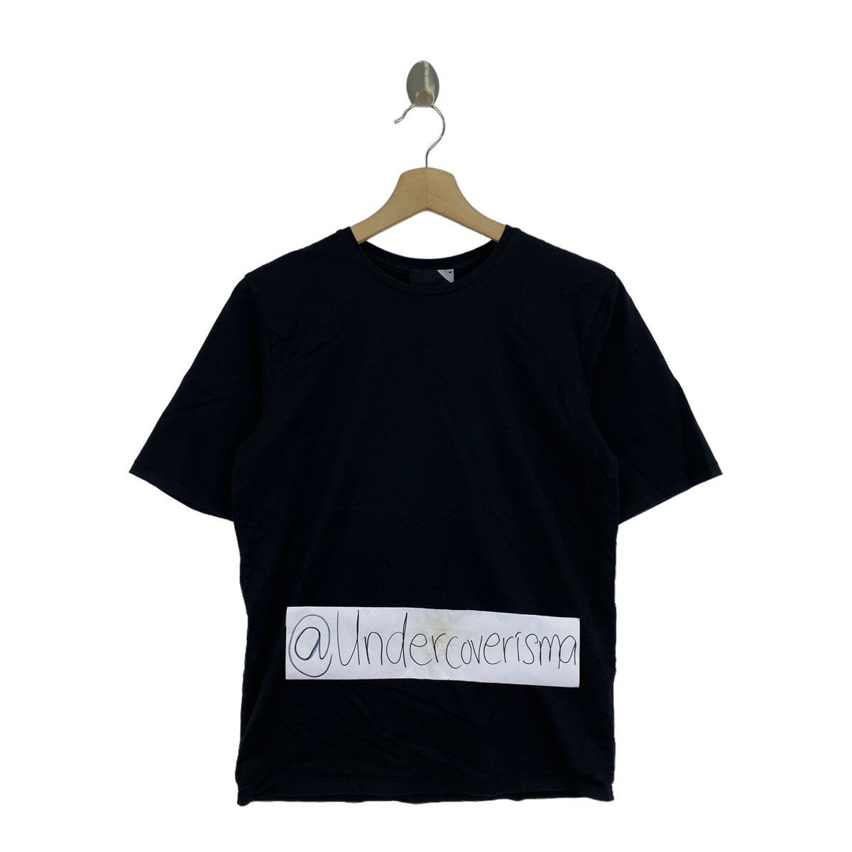 ATON Vintage AT ON Japanese Brand Plain Black Short Sleeve Shirt Size US XS / EU 42 / 0 - 1 Thumbnail