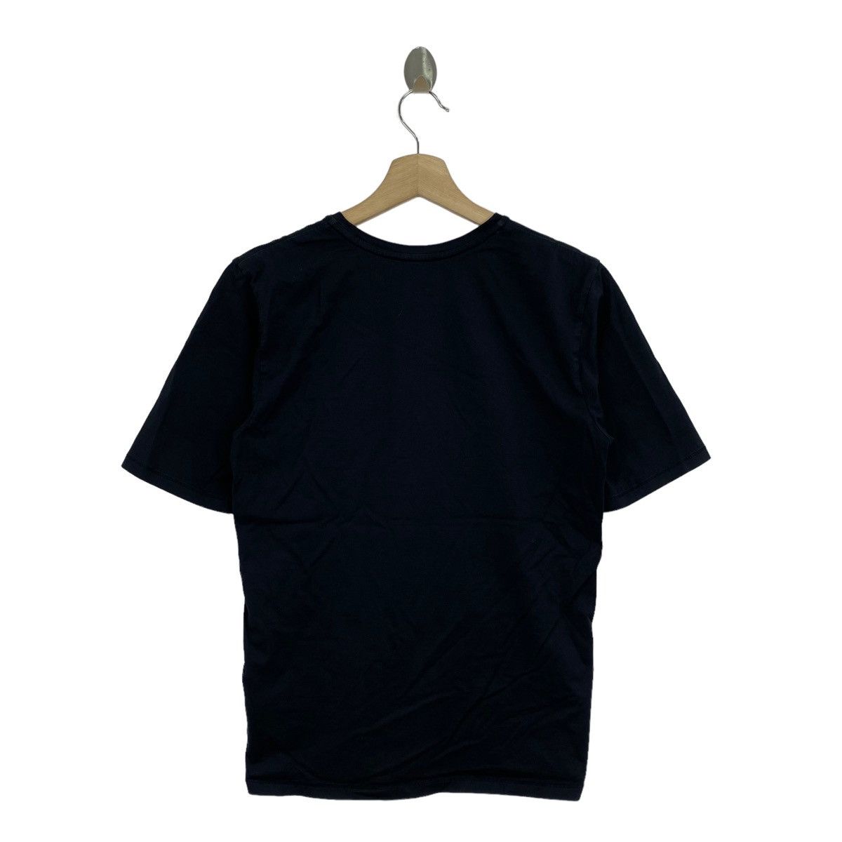 ATON Vintage AT ON Japanese Brand Plain Black Short Sleeve Shirt Size US XS / EU 42 / 0 - 3 Thumbnail