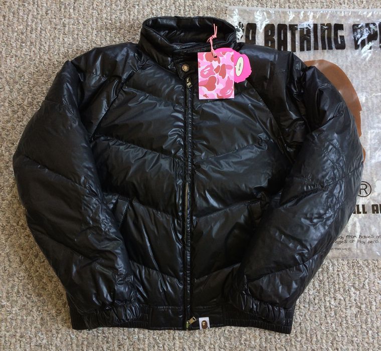 Bathing ape best sale puffer jacket