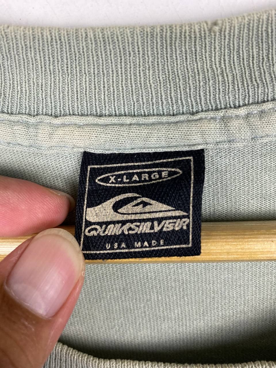 Quicksilver Vintage Rare Quicksilver Long Sleeve Tshirt Nice Design Size US XL / EU 56 / 4 - 4 Thumbnail
