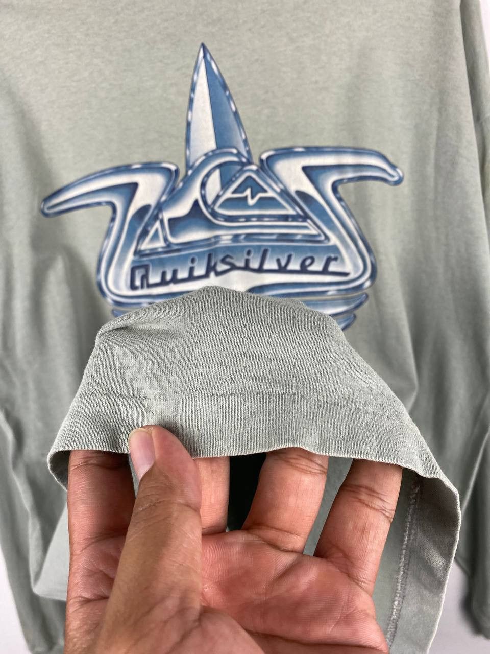 Quicksilver Vintage Rare Quicksilver Long Sleeve Tshirt Nice Design Size US XL / EU 56 / 4 - 11 Thumbnail