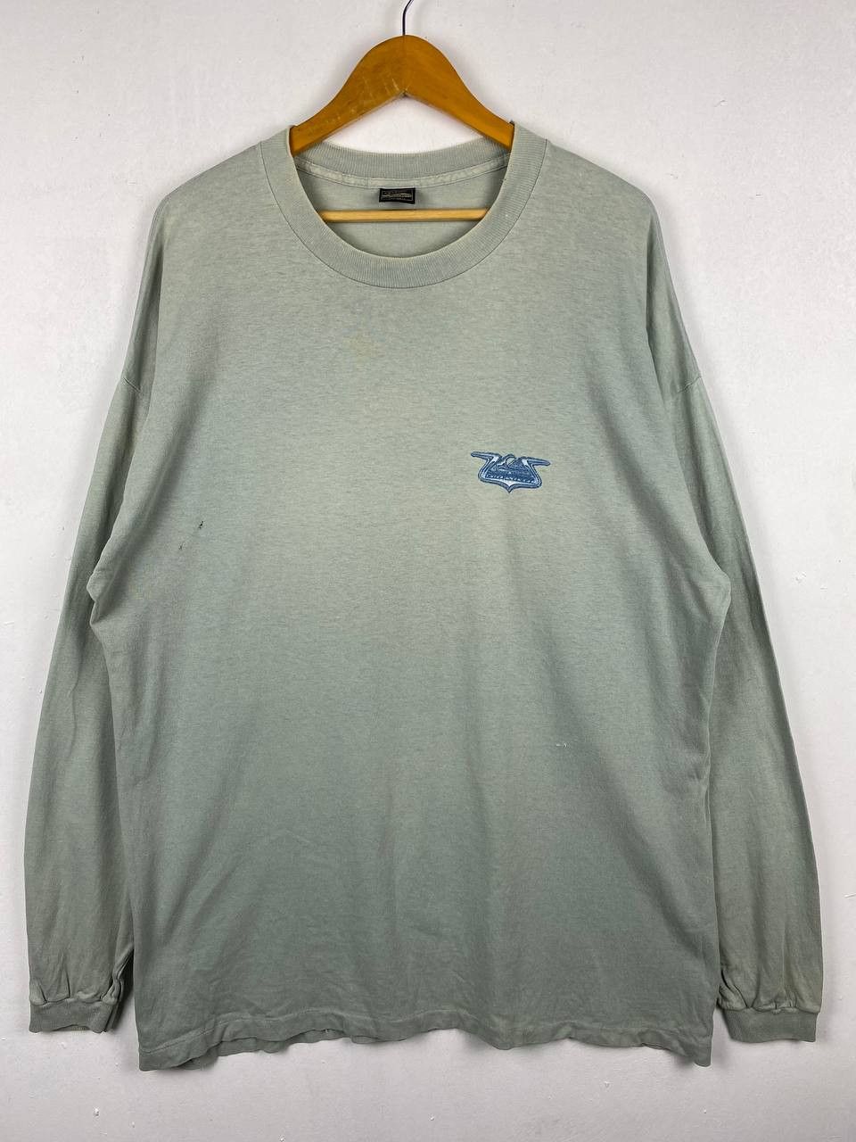 Quicksilver Vintage Rare Quicksilver Long Sleeve Tshirt Nice Design Size US XL / EU 56 / 4 - 2 Thumbnail
