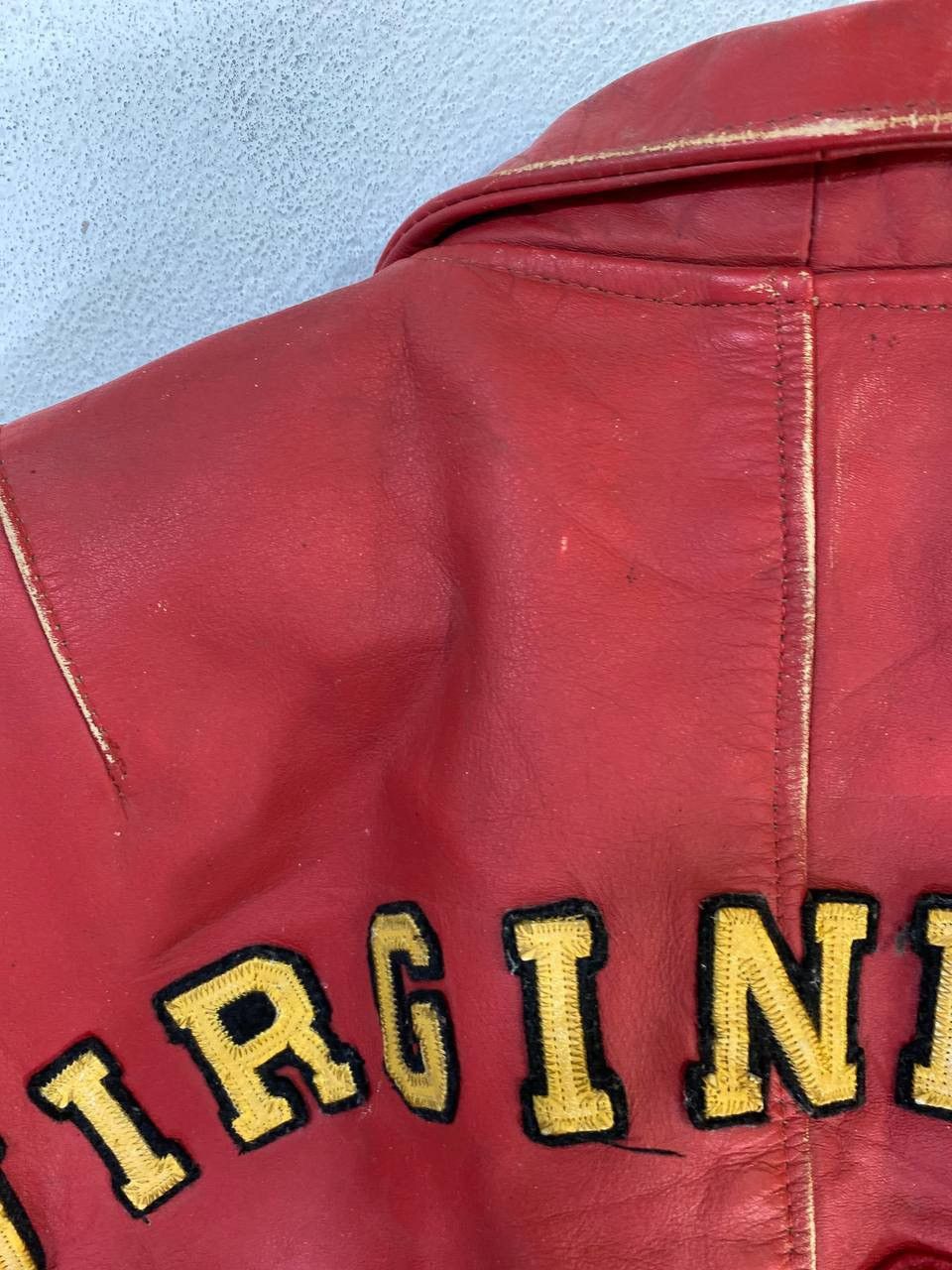 Avirex Vintage Avirex USA Full Leather Varsity Jacket Embroidered Size US L / EU 52-54 / 3 - 13 Thumbnail