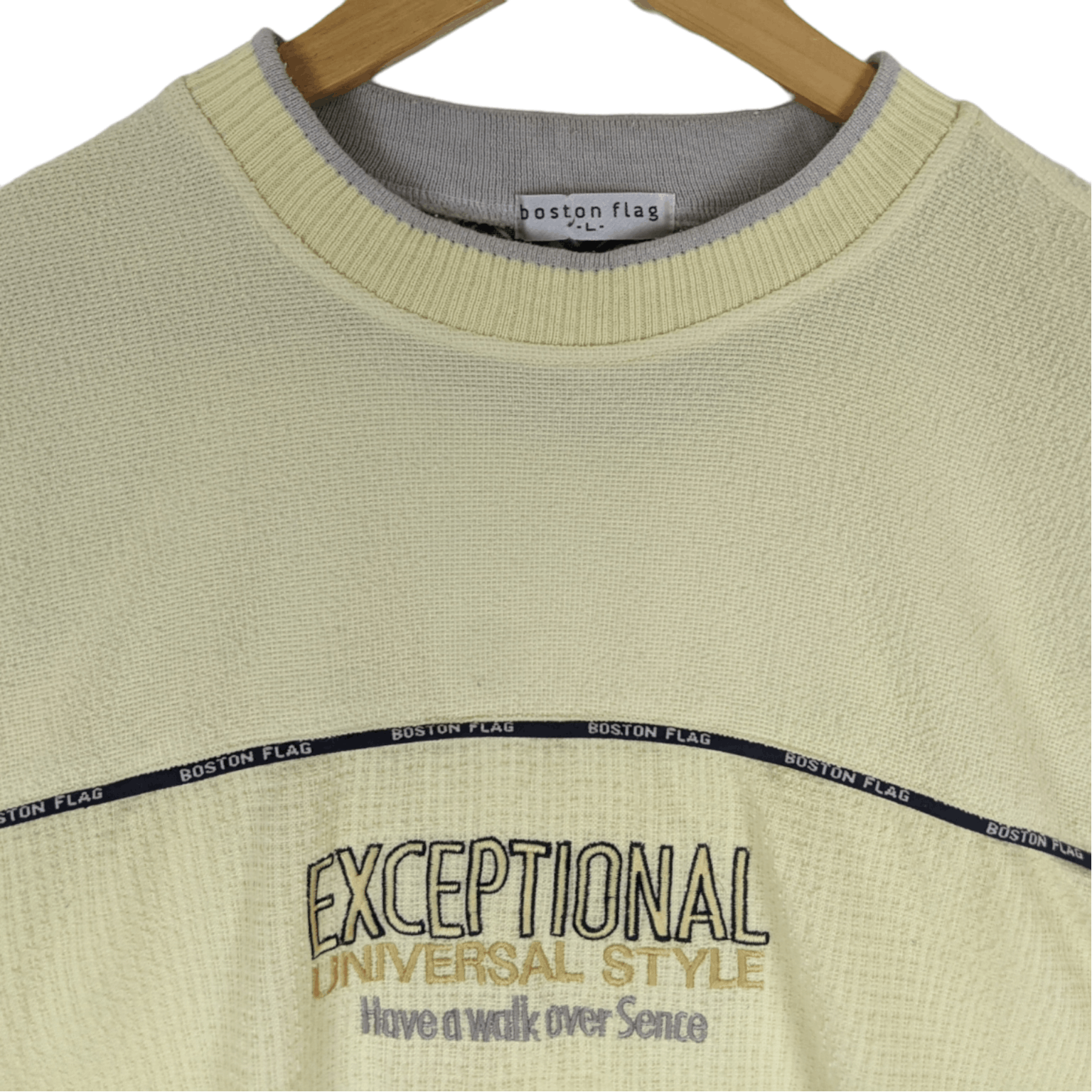 Japanese Brand × Vintage Japan Vintage BOSTON FLAG Crewneck Jumper Sweatshirt Size US M / EU 48-50 / 2 - 4 Thumbnail
