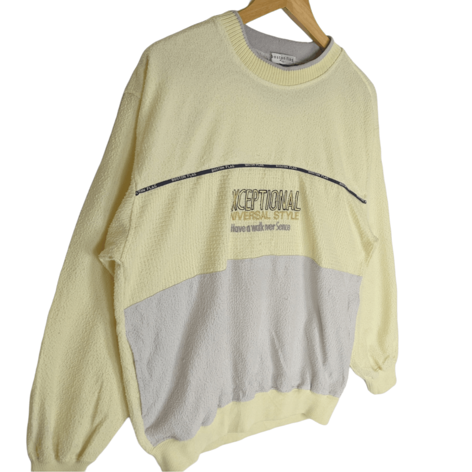 Japanese Brand × Vintage Japan Vintage BOSTON FLAG Crewneck Jumper Sweatshirt Size US M / EU 48-50 / 2 - 3 Thumbnail