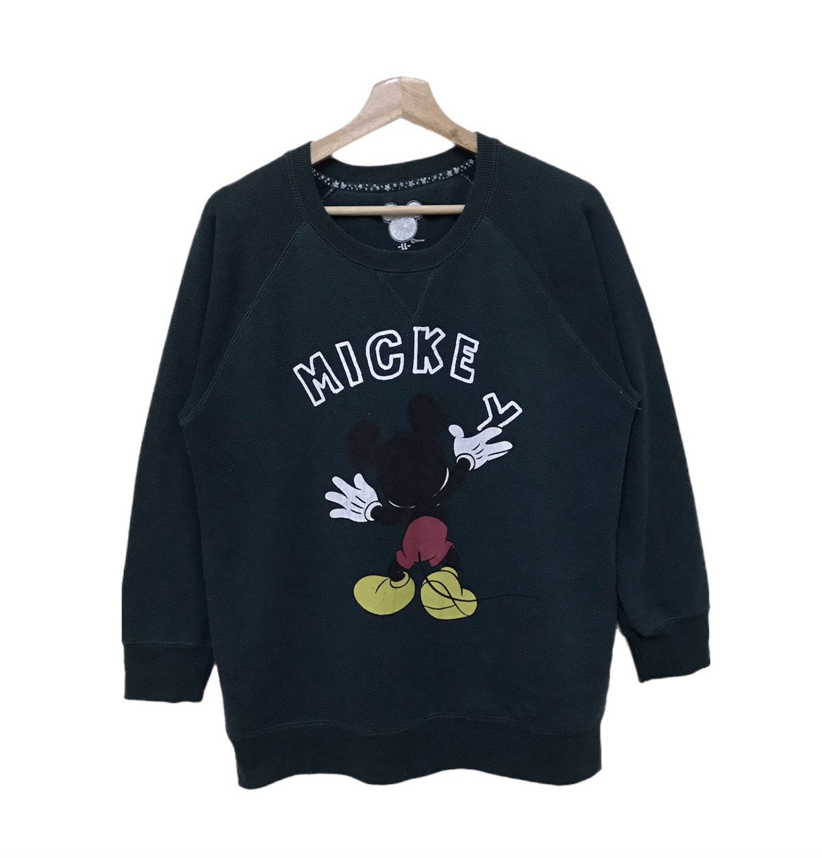 Vintage Mickey Mouse Crewneck selling sweatshirt Big Logo