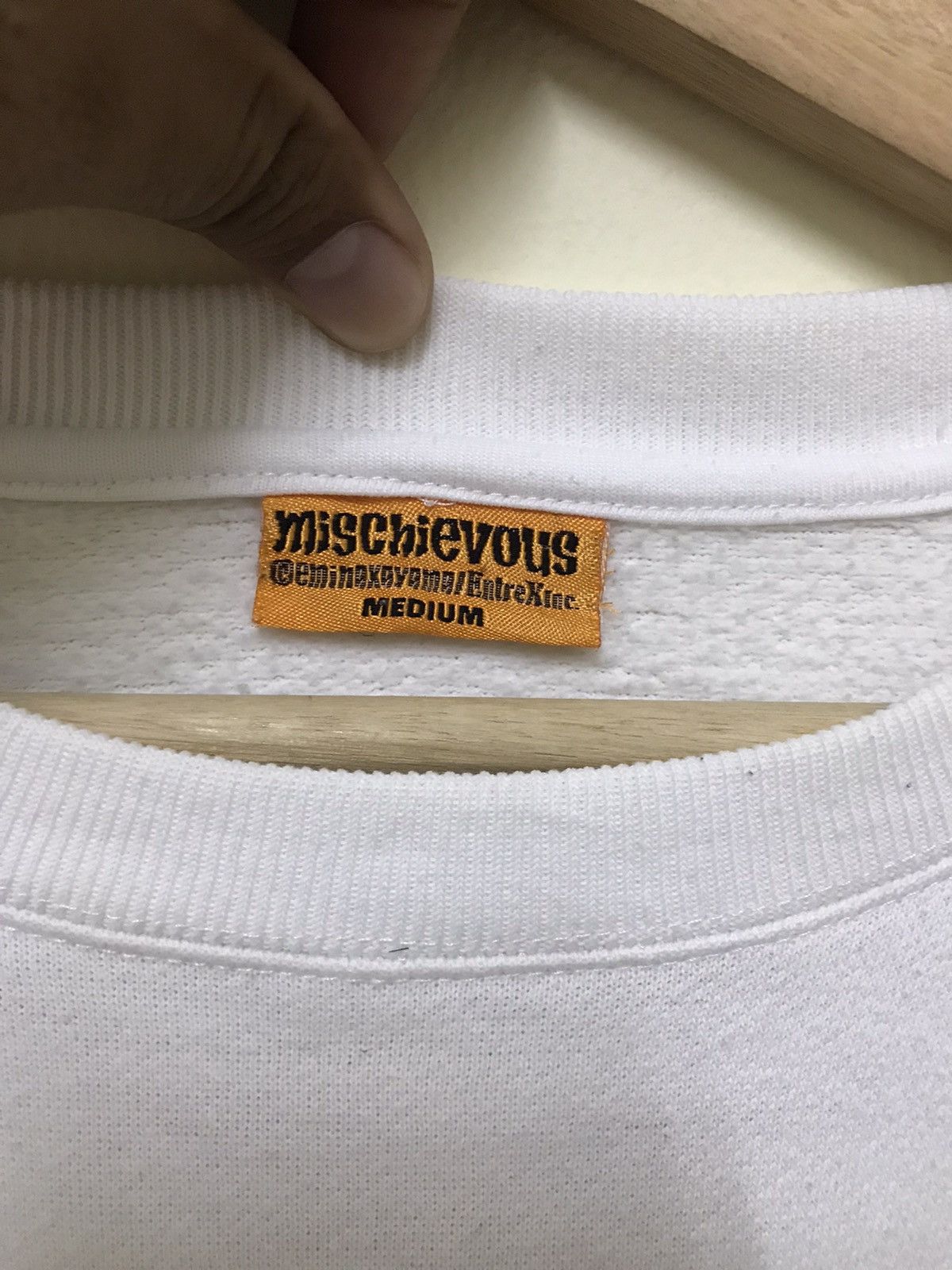 Japanese Brand VINTAGE Mischievous Sweatshirt Crewneck Big Logo Size US M / EU 48-50 / 2 - 5 Thumbnail
