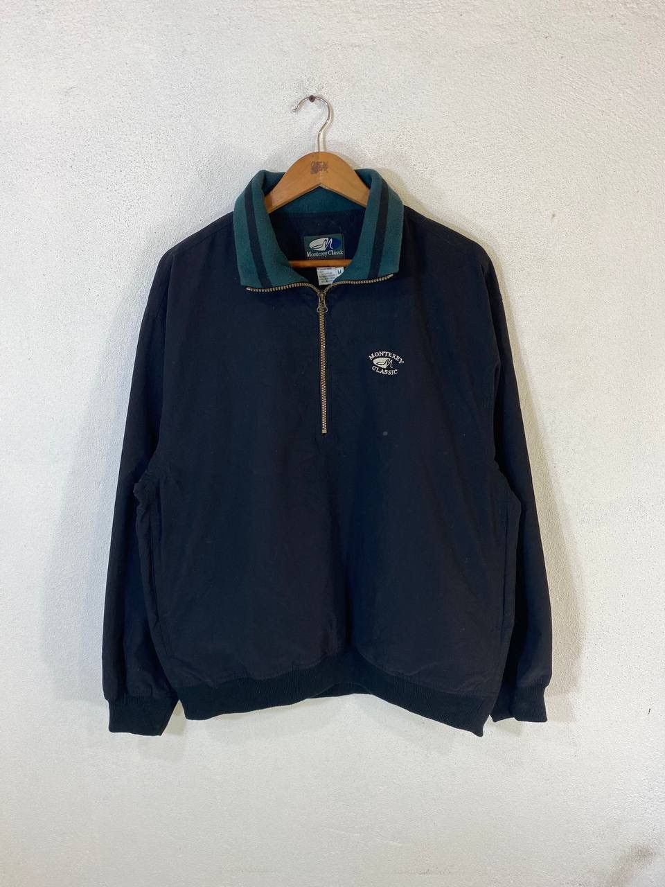 Vintage Vintage 90s Monterey Classic Half Zipper Jacket Size US M / EU 48-50 / 2 - 1 Thumbnail