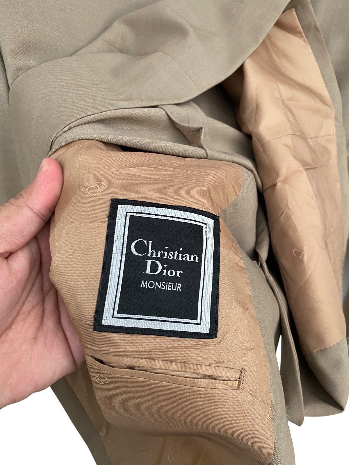 Christian Dior Monsieur Vintage Christian Dior Monsieur Suit Blazer Jacket Size 44R - 6 Thumbnail