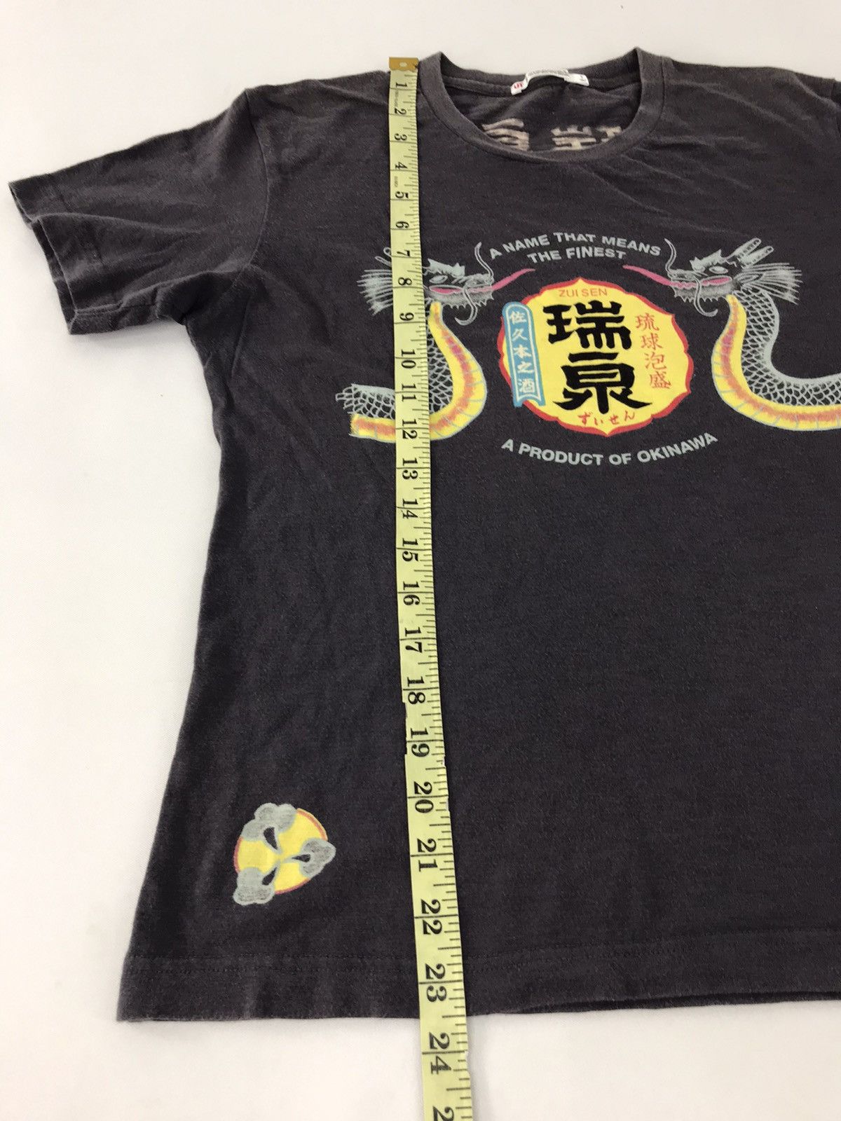 Japanese Brand Art Dragon Logo Finest Product Of Okinawa Tee Size S / US 4 / IT 40 - 10 Thumbnail