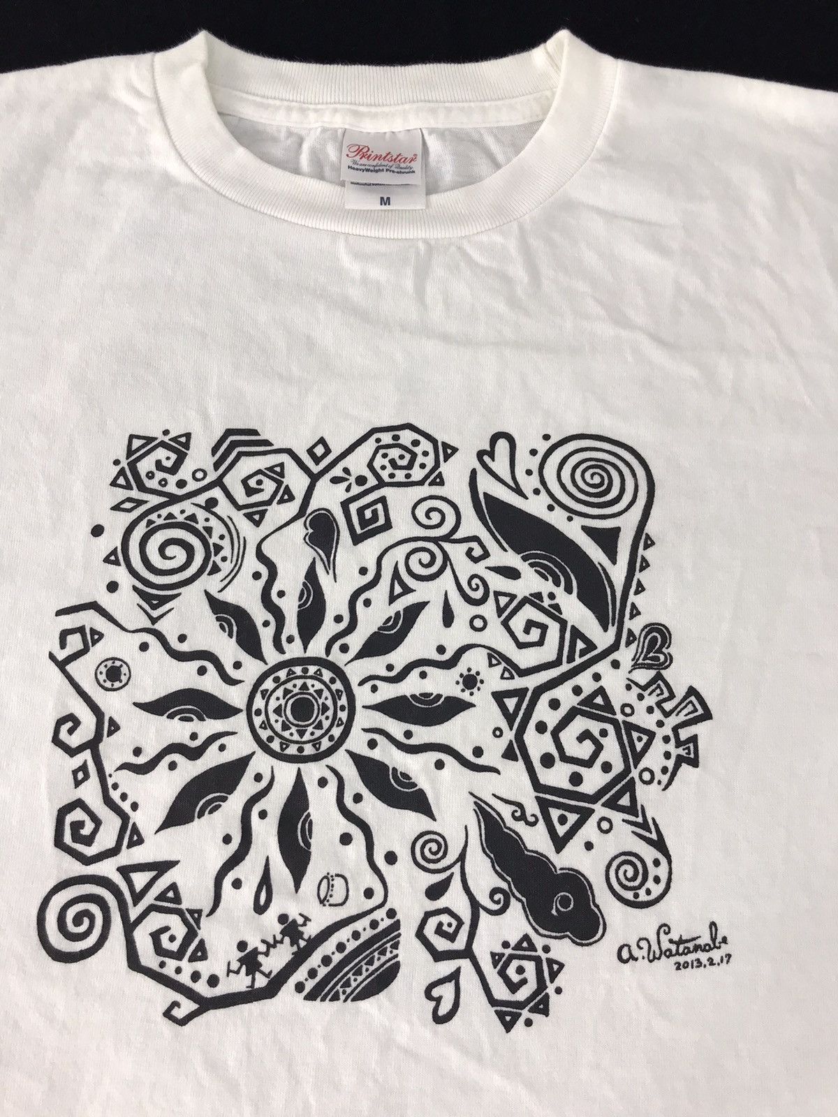 Japanese Brand A. Watanabe Aztec Abstract Design Japanese Brand Tee Size US M / EU 48-50 / 2 - 3 Thumbnail