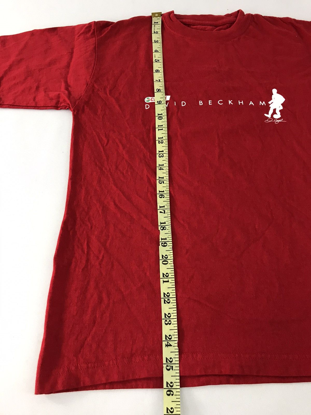 David Beckham × Vintage Castrol David Beckham #7 2002 Tour Promo Tee Size US M / EU 48-50 / 2 - 8 Thumbnail