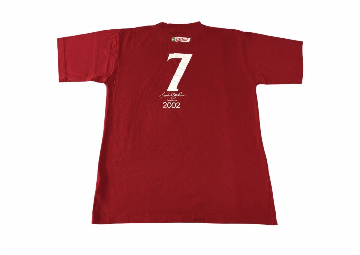 David Beckham × Vintage Castrol David Beckham #7 2002 Tour Promo Tee Size US M / EU 48-50 / 2 - 1 Thumbnail