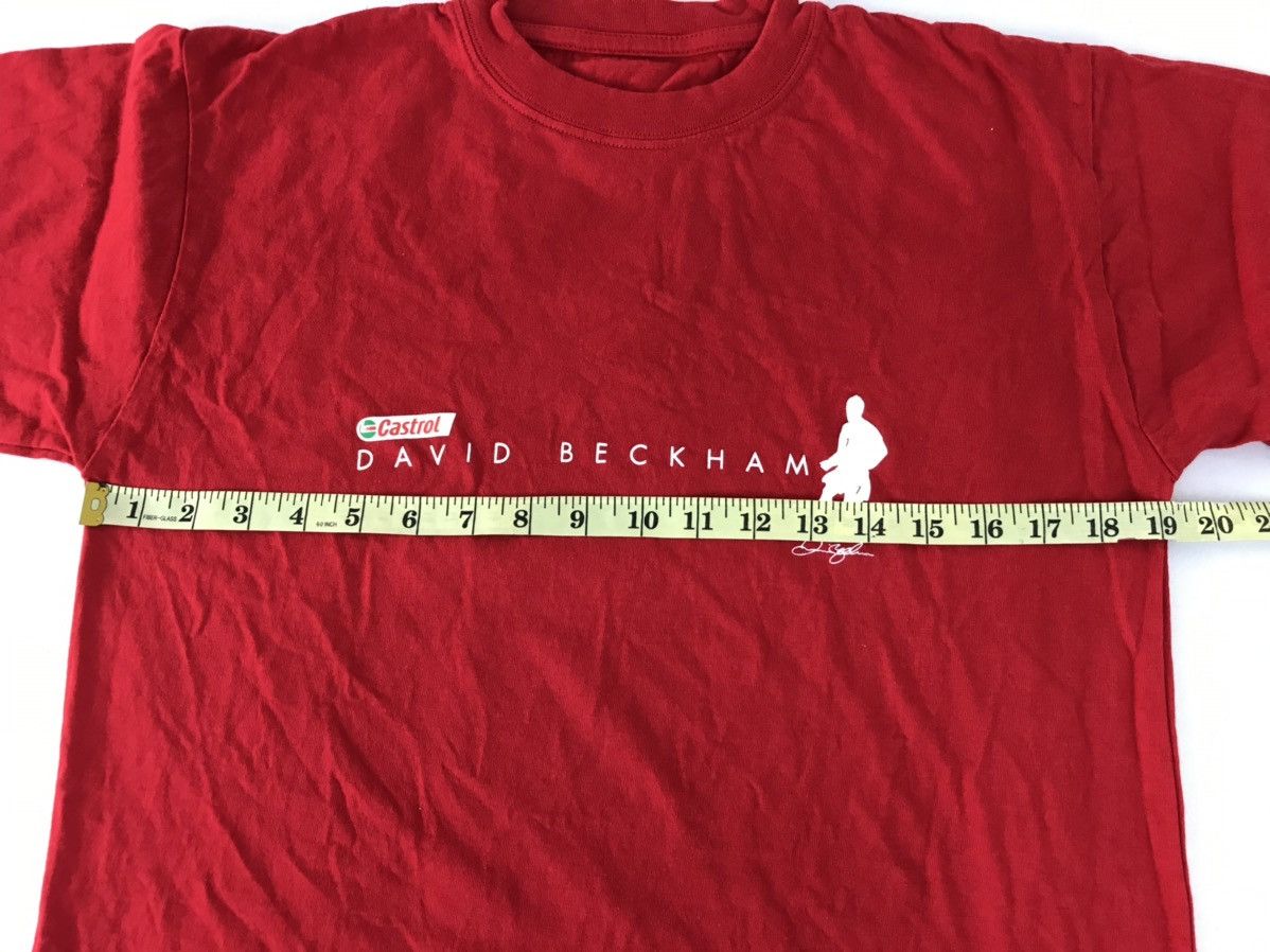 David Beckham × Vintage Castrol David Beckham #7 2002 Tour Promo Tee Size US M / EU 48-50 / 2 - 7 Thumbnail