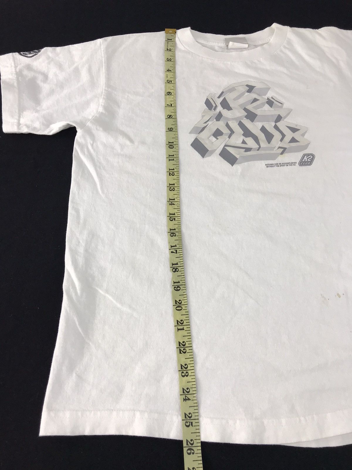 Japanese Brand × Vintage Vintage K2 Club Skatebrand Big Logo Tee Printed Fits Size L Size US M / EU 48-50 / 2 - 10 Thumbnail