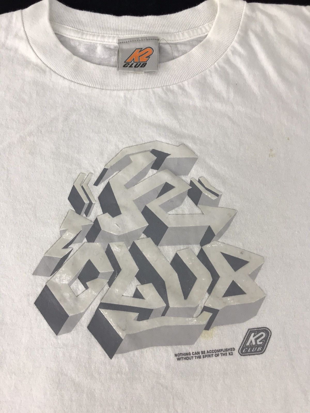 Japanese Brand × Vintage Vintage K2 Club Skatebrand Big Logo Tee Printed Fits Size L Size US M / EU 48-50 / 2 - 4 Thumbnail