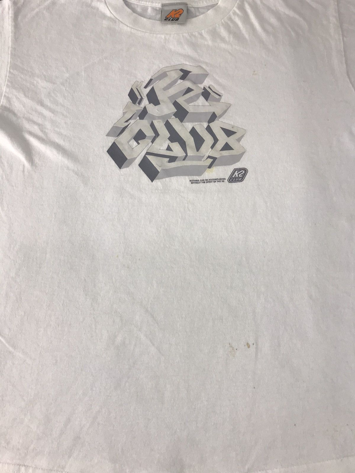 Japanese Brand × Vintage Vintage K2 Club Skatebrand Big Logo Tee Printed Fits Size L Size US M / EU 48-50 / 2 - 3 Thumbnail
