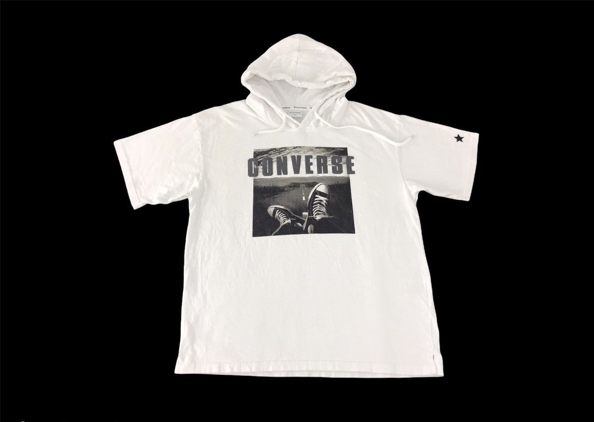Converse × Vintage Converse All Star Box Logo Pull Over Hoodies Size M Size S / US 4 / IT 40 - 1 Thumbnail